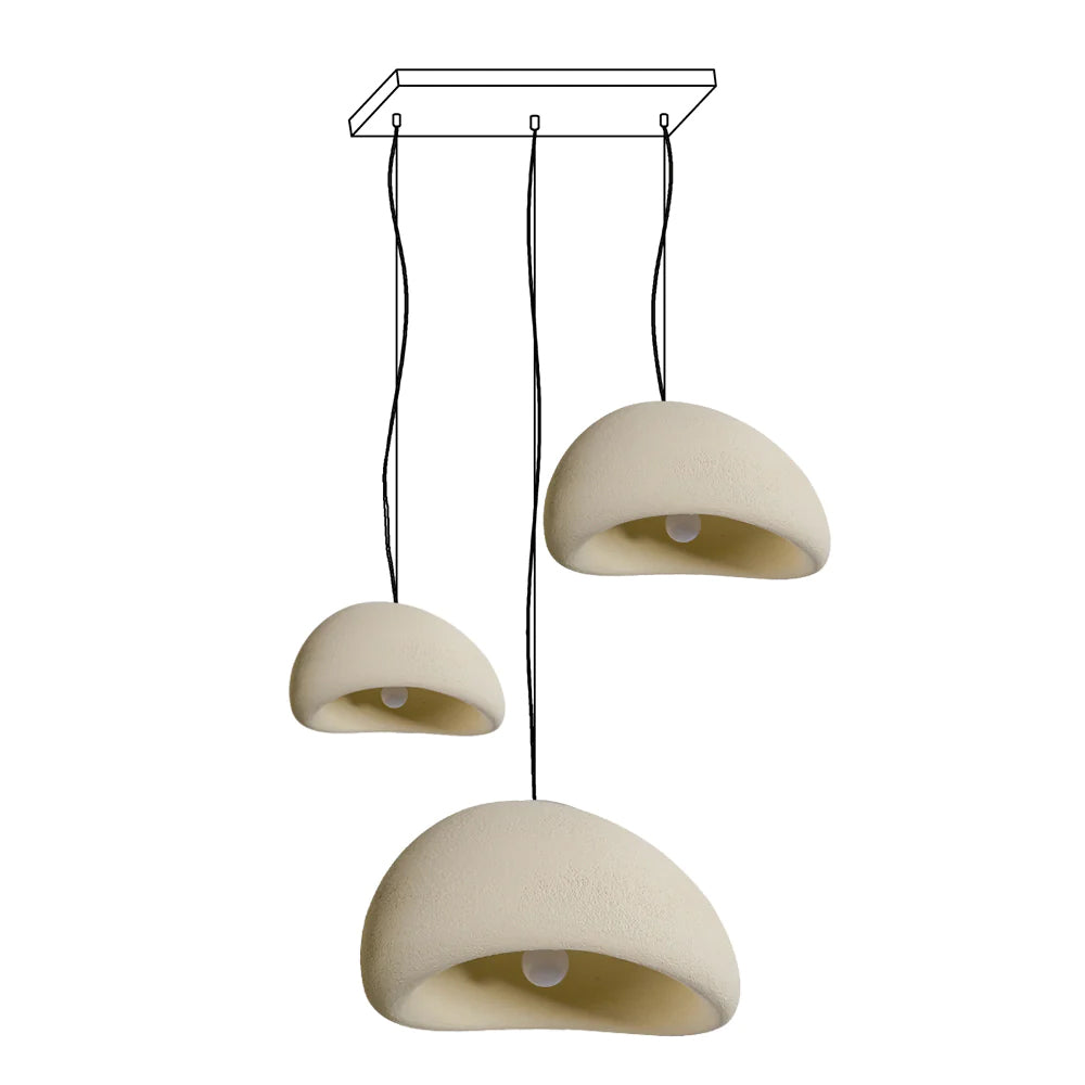 Lustra Kronleuchter Rau Kombination Wabi-Sabi-Letslighting