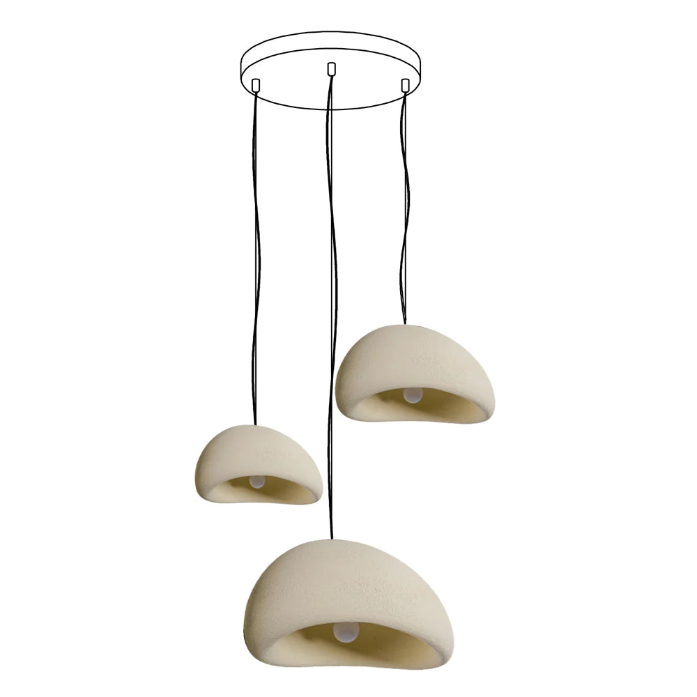 Lustra Kronleuchter Rau Kombination Wabi-Sabi-Letslighting