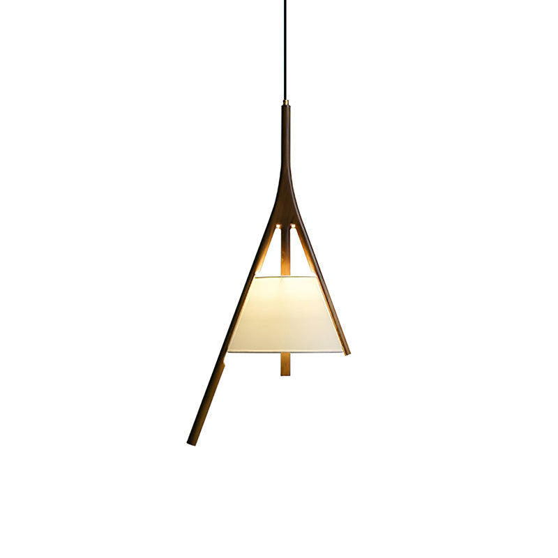 Zovenarae Dreieckige Pendelleuchte aus Holz-Letslighting