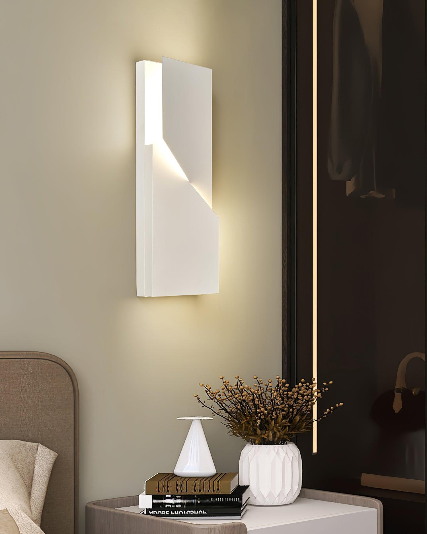 Wandleuchte 3D Geometrisch Panels Geschichtet Licht Kunst Fernbedienung Dimmen Modern-Letslighting