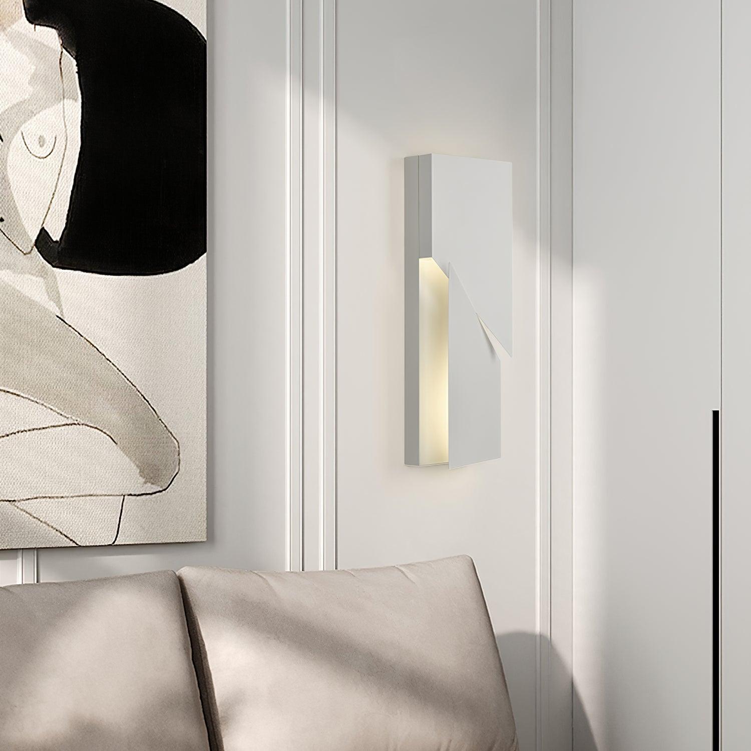 Wandleuchte 3D Geometrisch Panels Geschichtet Licht Kunst Fernbedienung Dimmen Modern-Letslighting