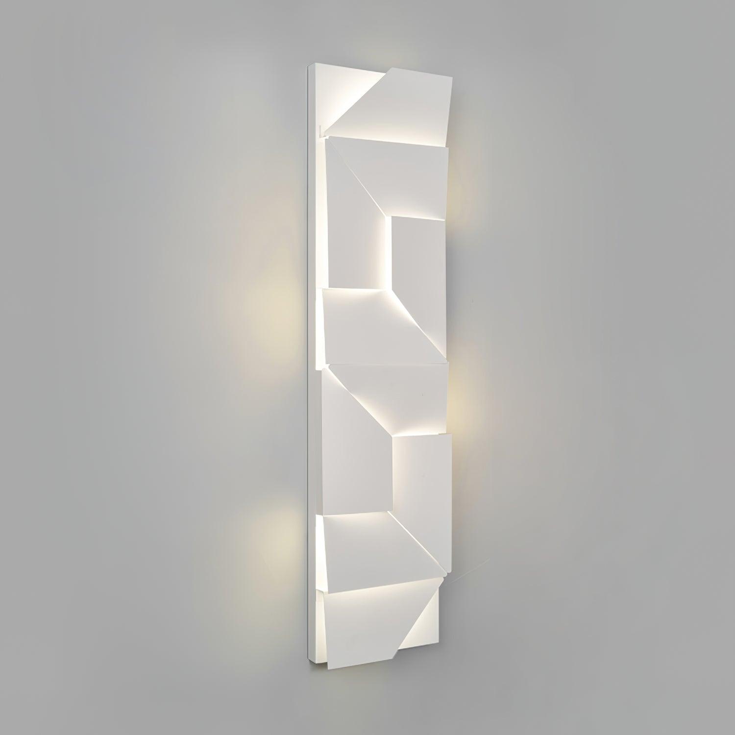Wandleuchte 3D Geometrisch Panels Geschichtet Licht Kunst Fernbedienung Dimmen Modern-Letslighting