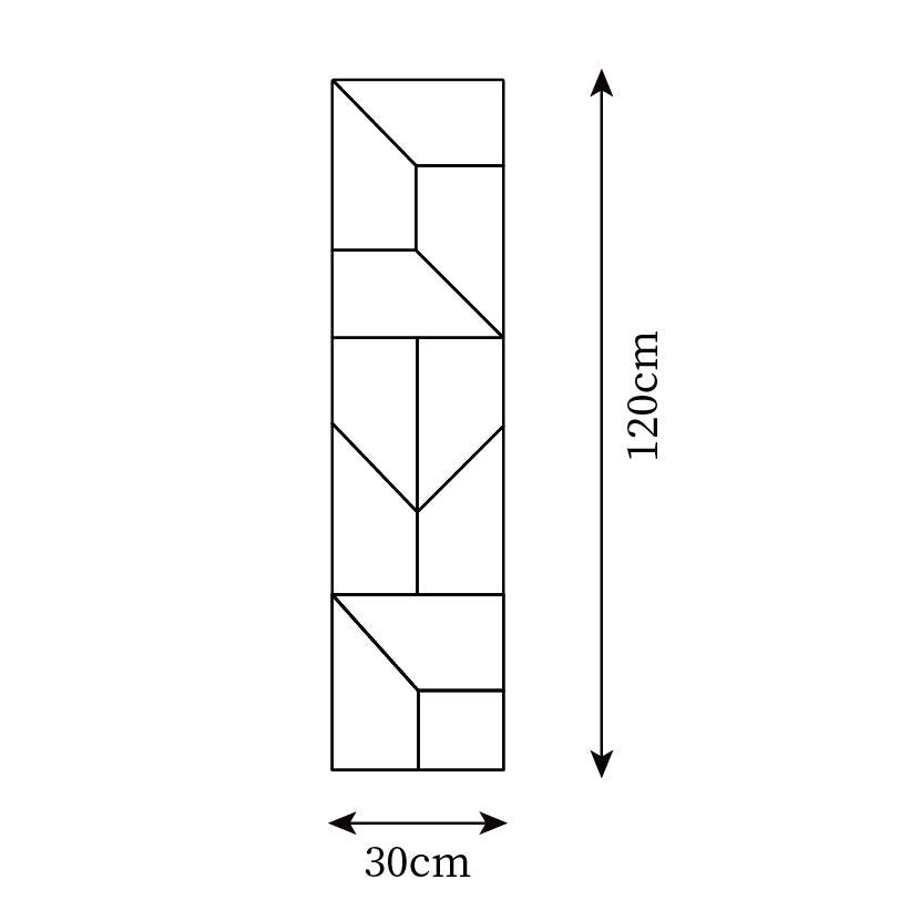 Wandleuchte 3D Geometrisch Panels Geschichtet Licht Kunst Fernbedienung Dimmen Modern-Letslighting