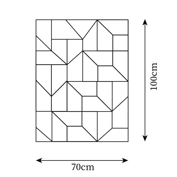 Wandleuchte 3D Geometrisch Panels Geschichtet Licht Kunst Fernbedienung Dimmen Modern-Letslighting