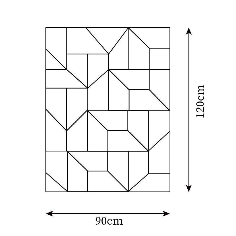 Wandleuchte 3D Geometrisch Panels Geschichtet Licht Kunst Fernbedienung Dimmen Modern-Letslighting