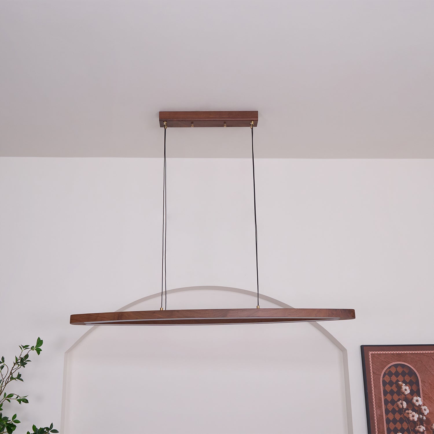 Zentan Holz Minimalistische Pendelleuchte-Letslighting