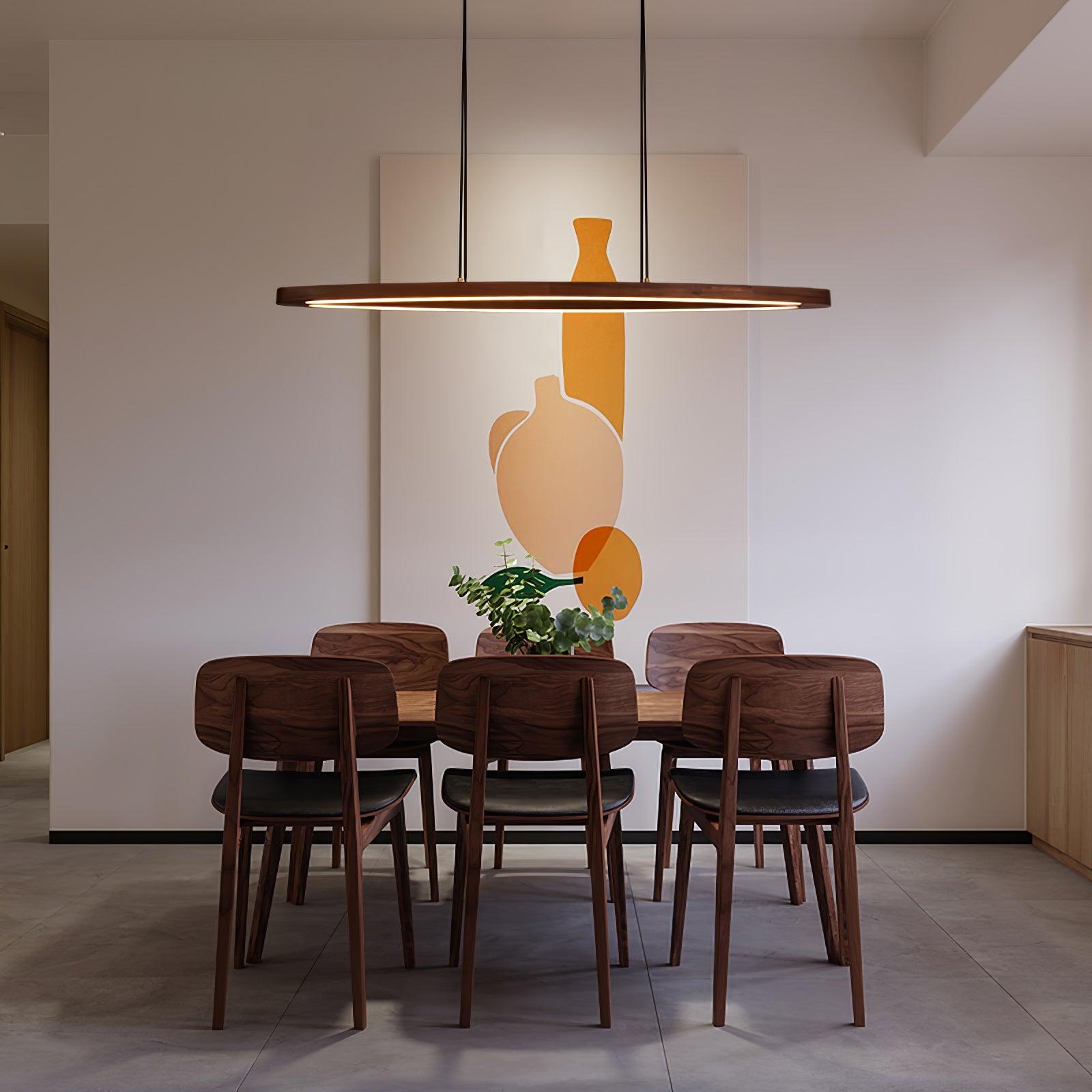 Zentan Holz Minimalistische Pendelleuchte-Letslighting