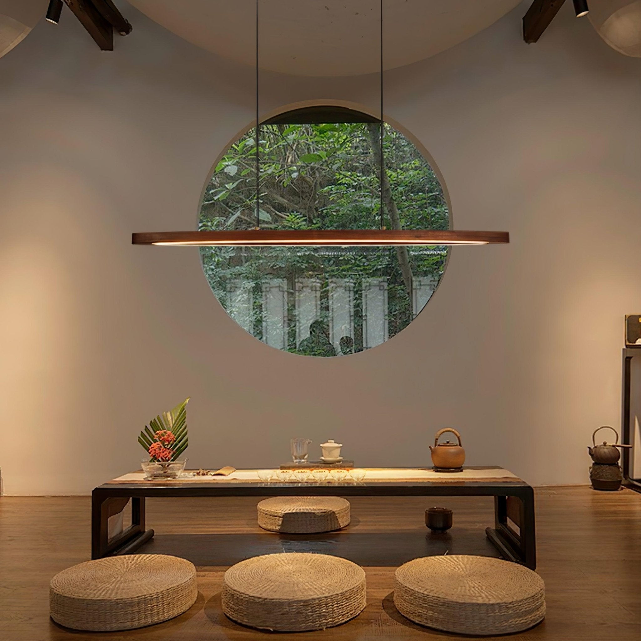 Zentan Holz Minimalistische Pendelleuchte-Letslighting