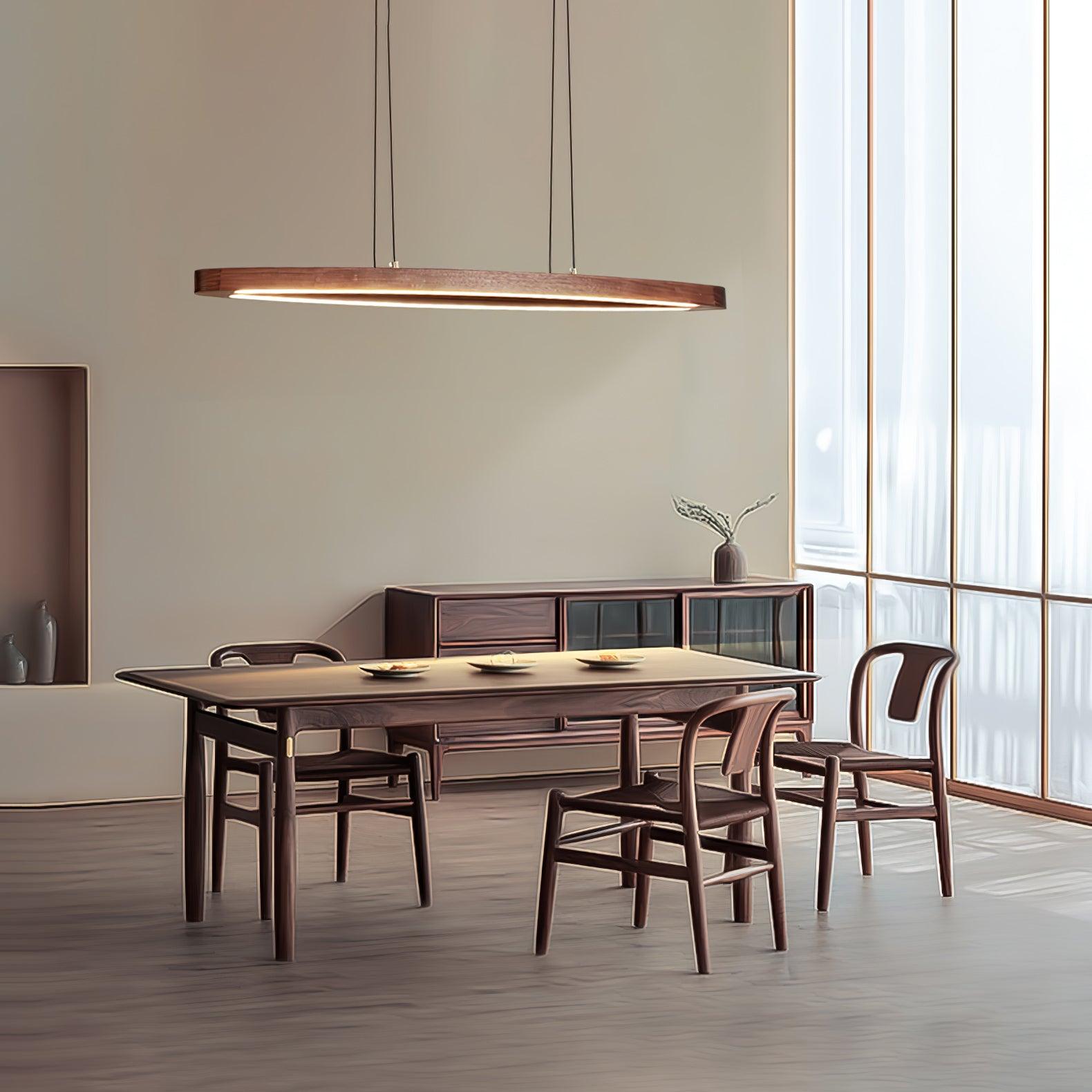Zentan Holz Minimalistische Pendelleuchte-Letslighting