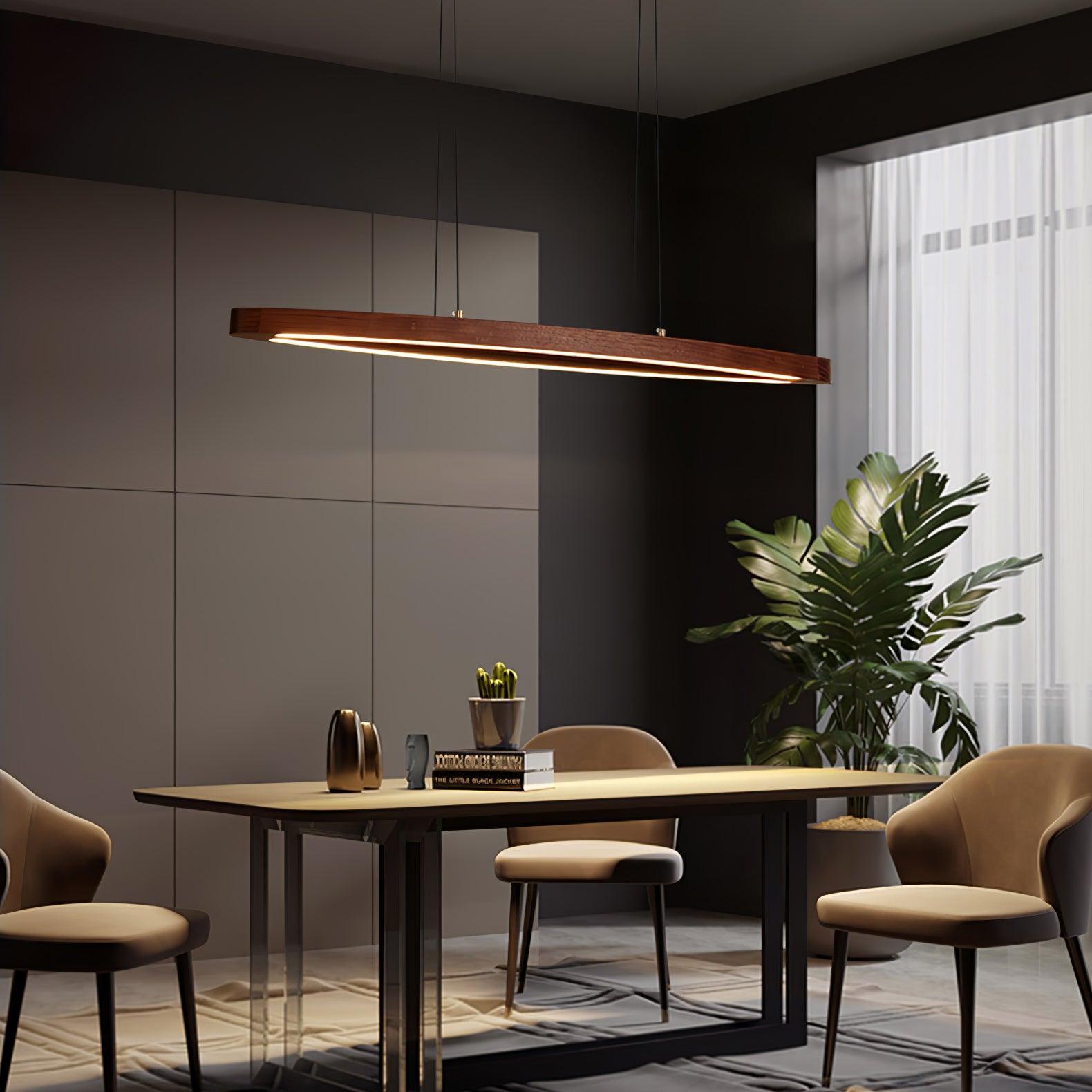 Zentan Holz Minimalistische Pendelleuchte-Letslighting