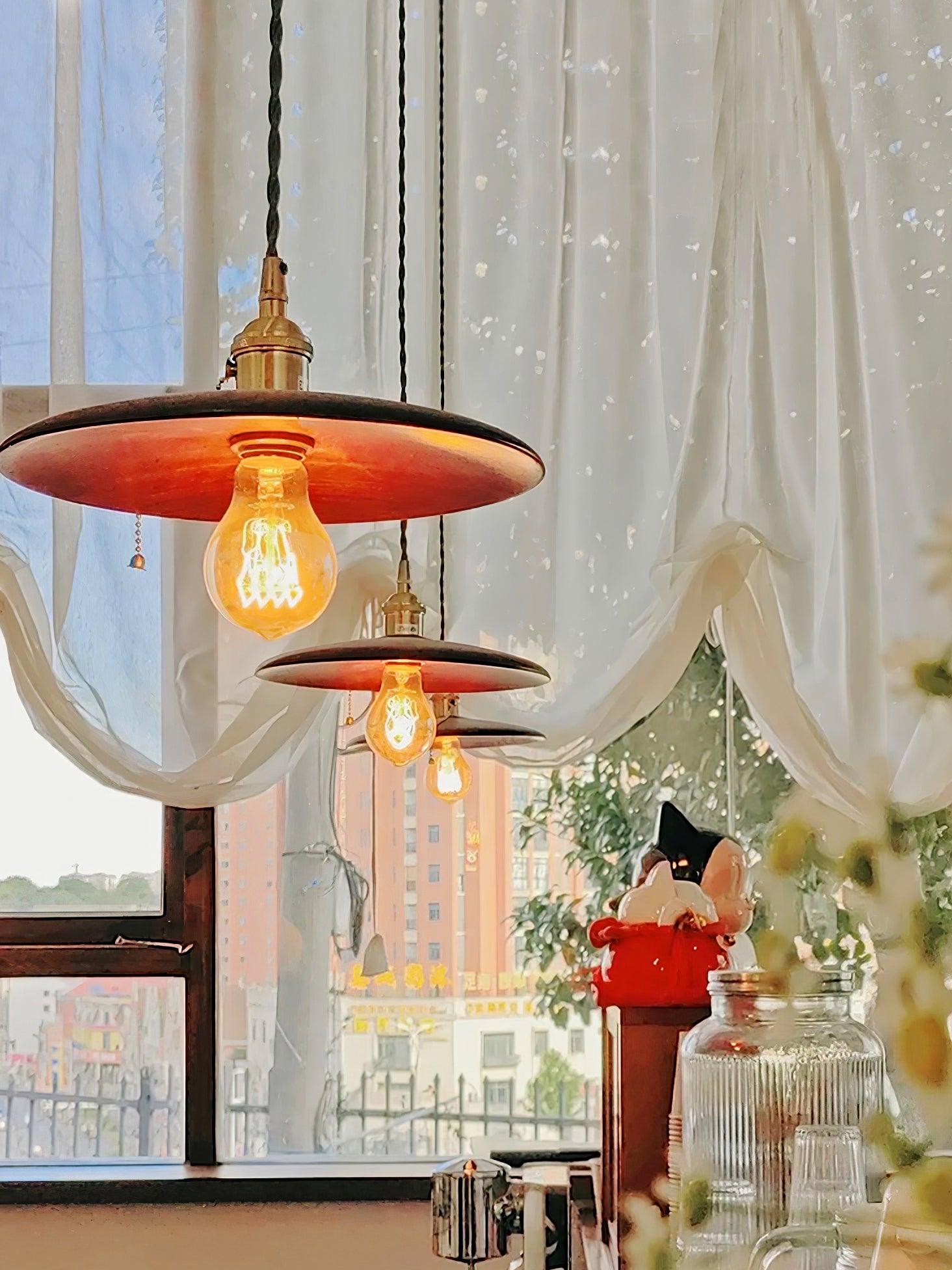 Veldra Messing Retro Pendelleuchte-Letslighting