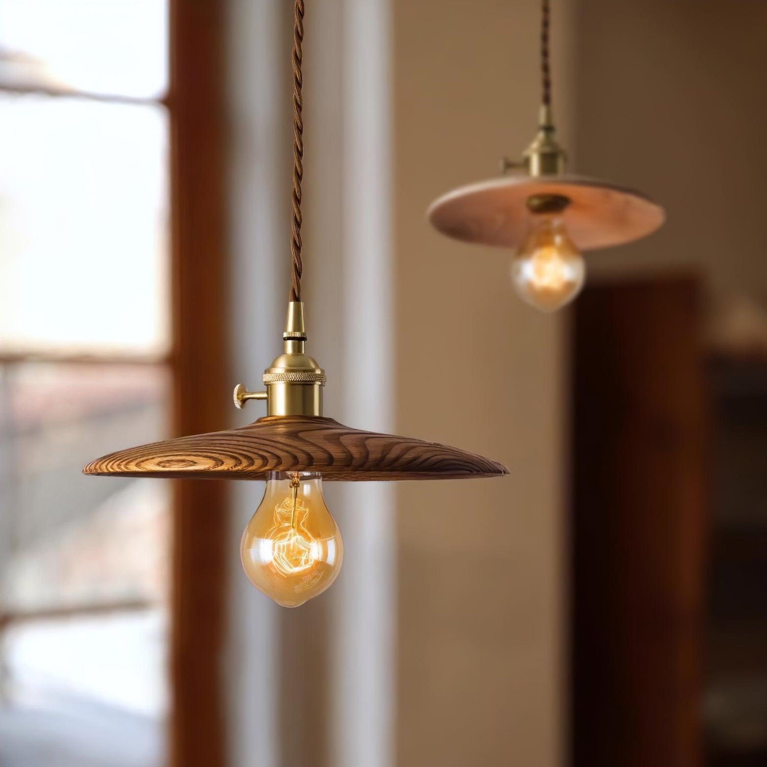 Veldra Messing Retro Pendelleuchte-Letslighting