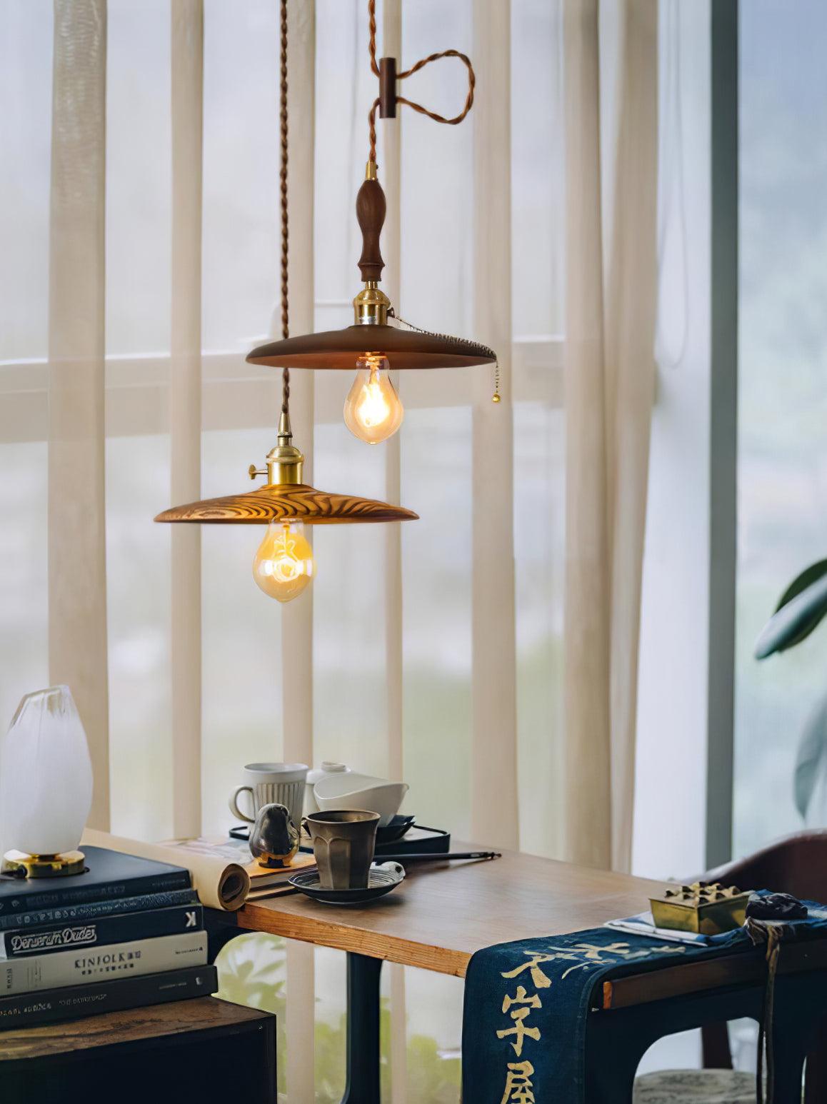 Veldra Messing Retro Pendelleuchte-Letslighting