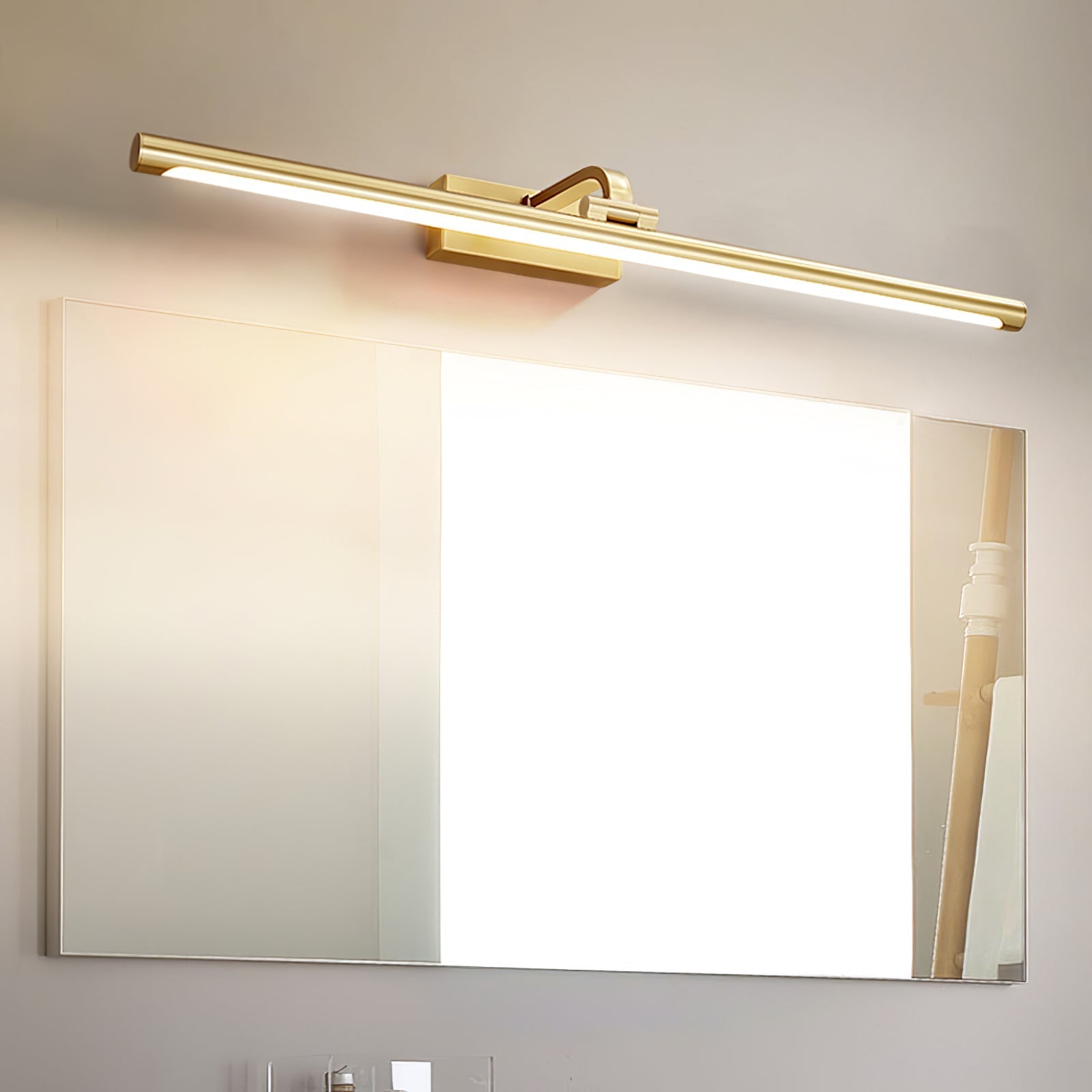 Walnut Color Linear LED Wall Light - Blowlighting