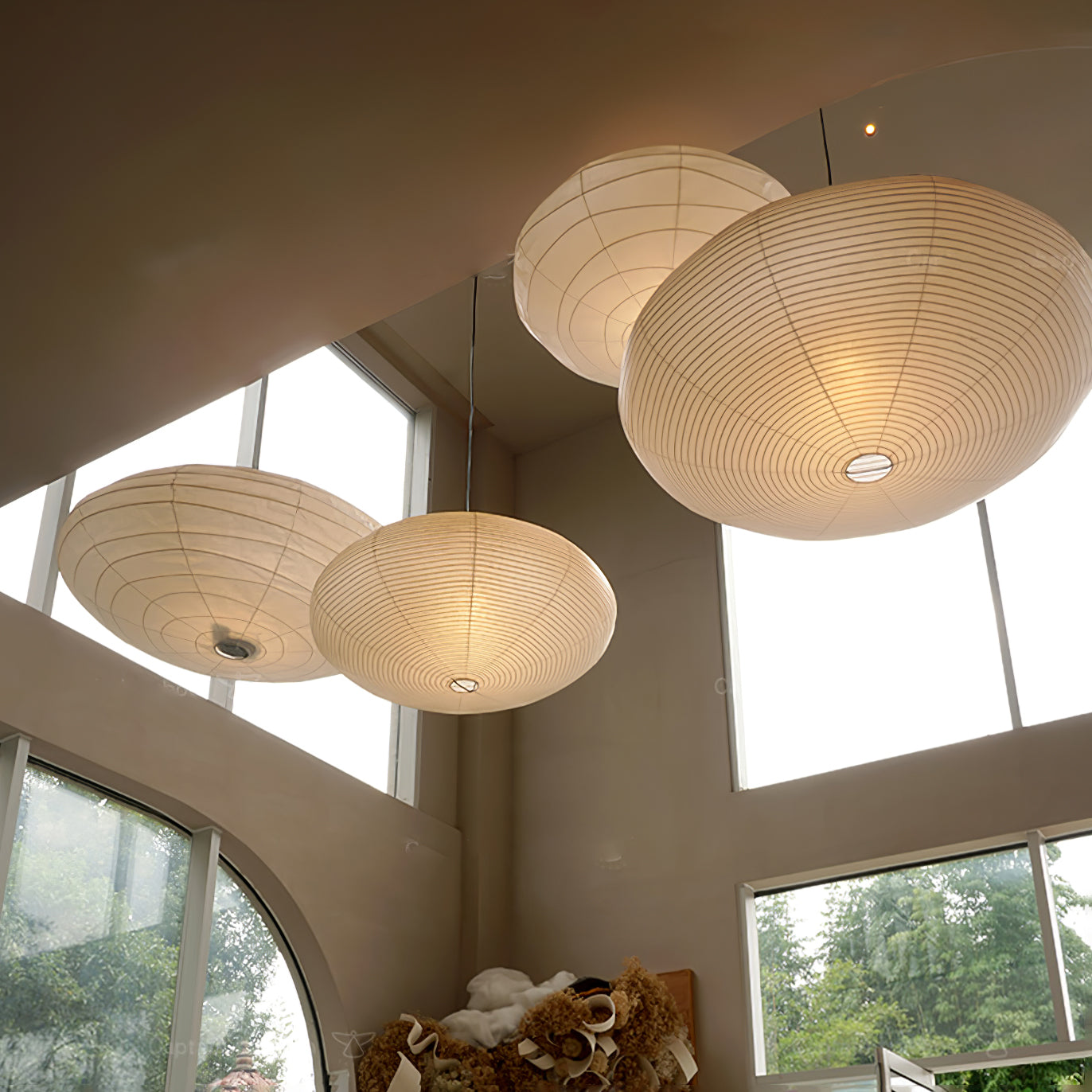 Washi Paper 15A Pendant Light - Blowlighting