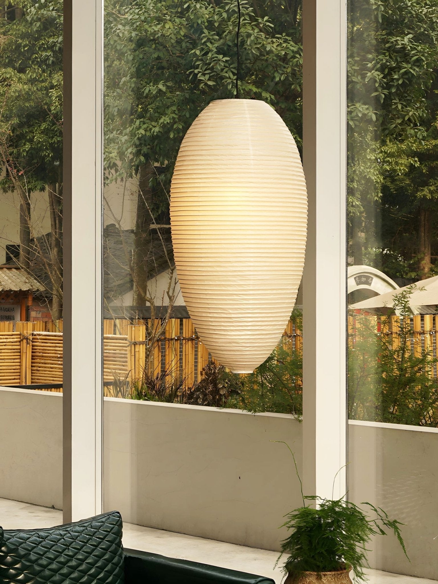 Washi Paper Chestnut Pendant Lamp - Blowlighting