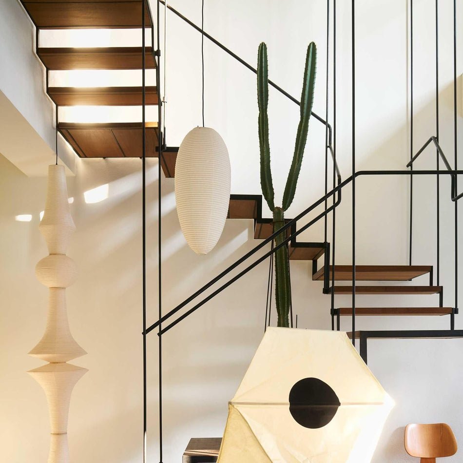 Washi Paper Chestnut Pendant Lamp - Blowlighting