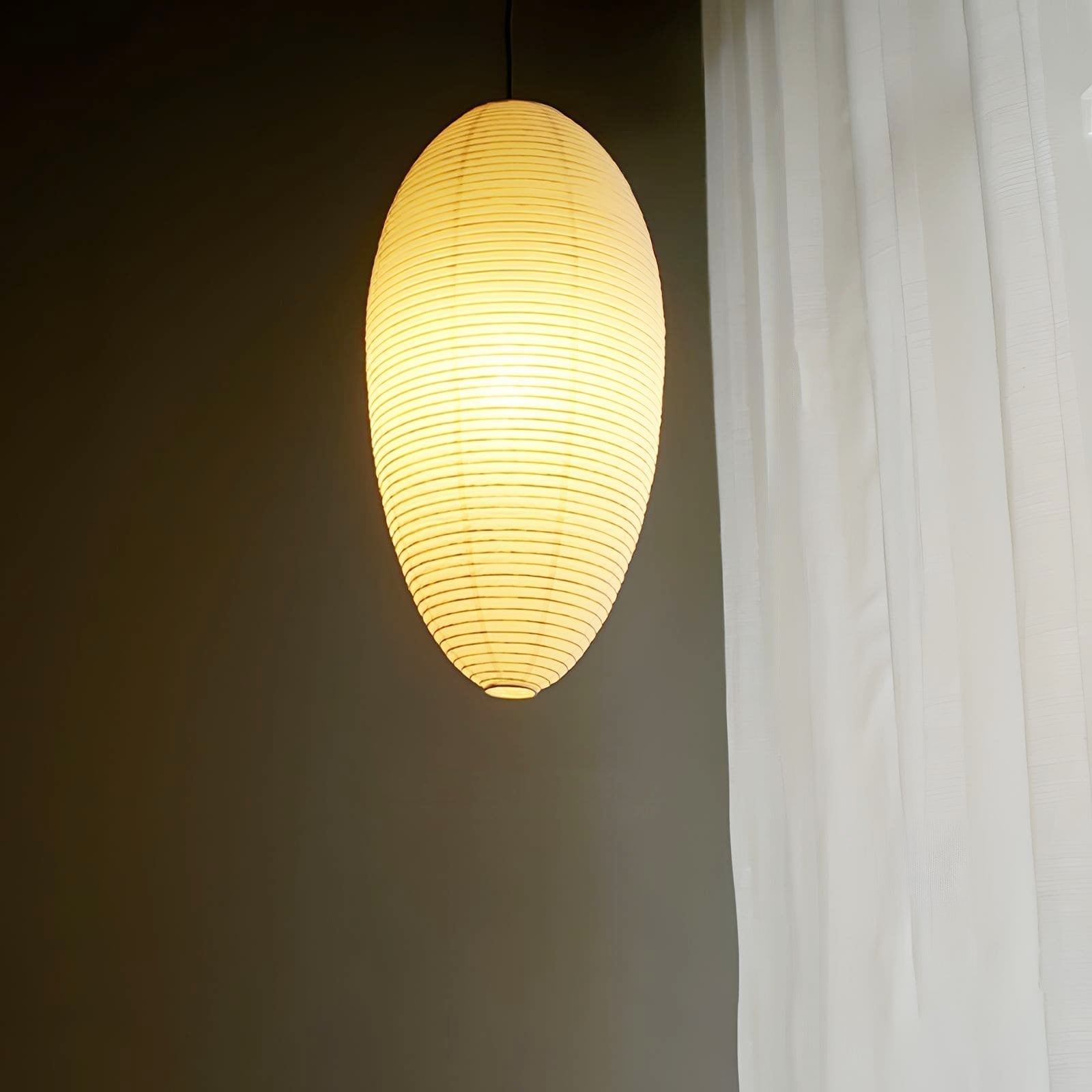 Washi Paper Chestnut Pendant Lamp - Blowlighting