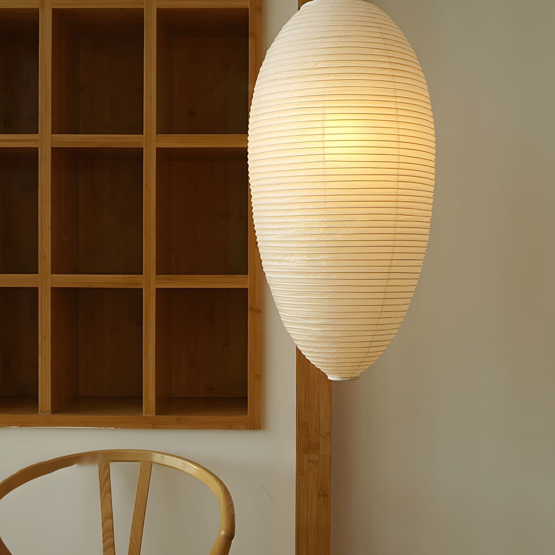 Washi Paper Chestnut Pendant Lamp - Blowlighting