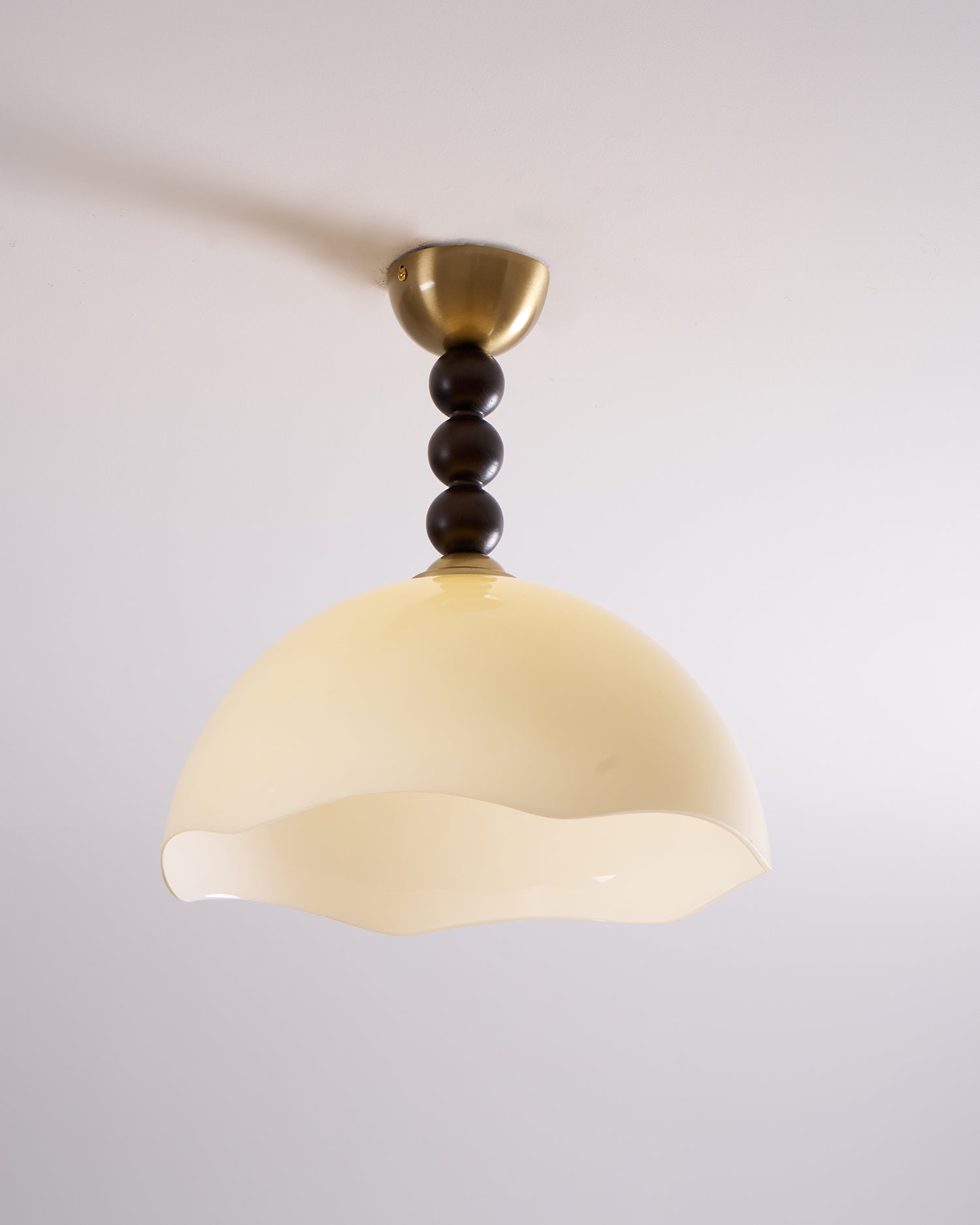 Amberis Vintage Amber Glass Ceiling Light - Letslighting
