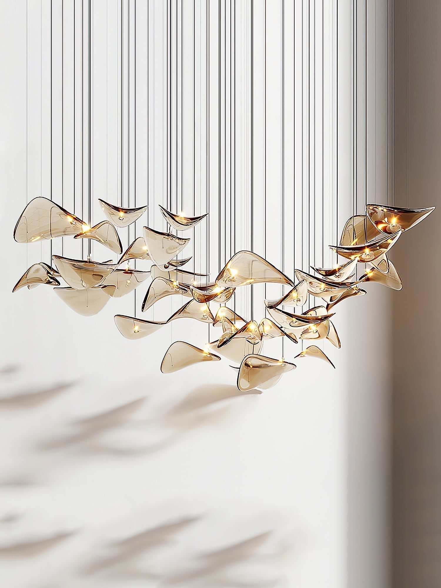 Eurrinia Butterfly Gold Pendant Light-Letslighting