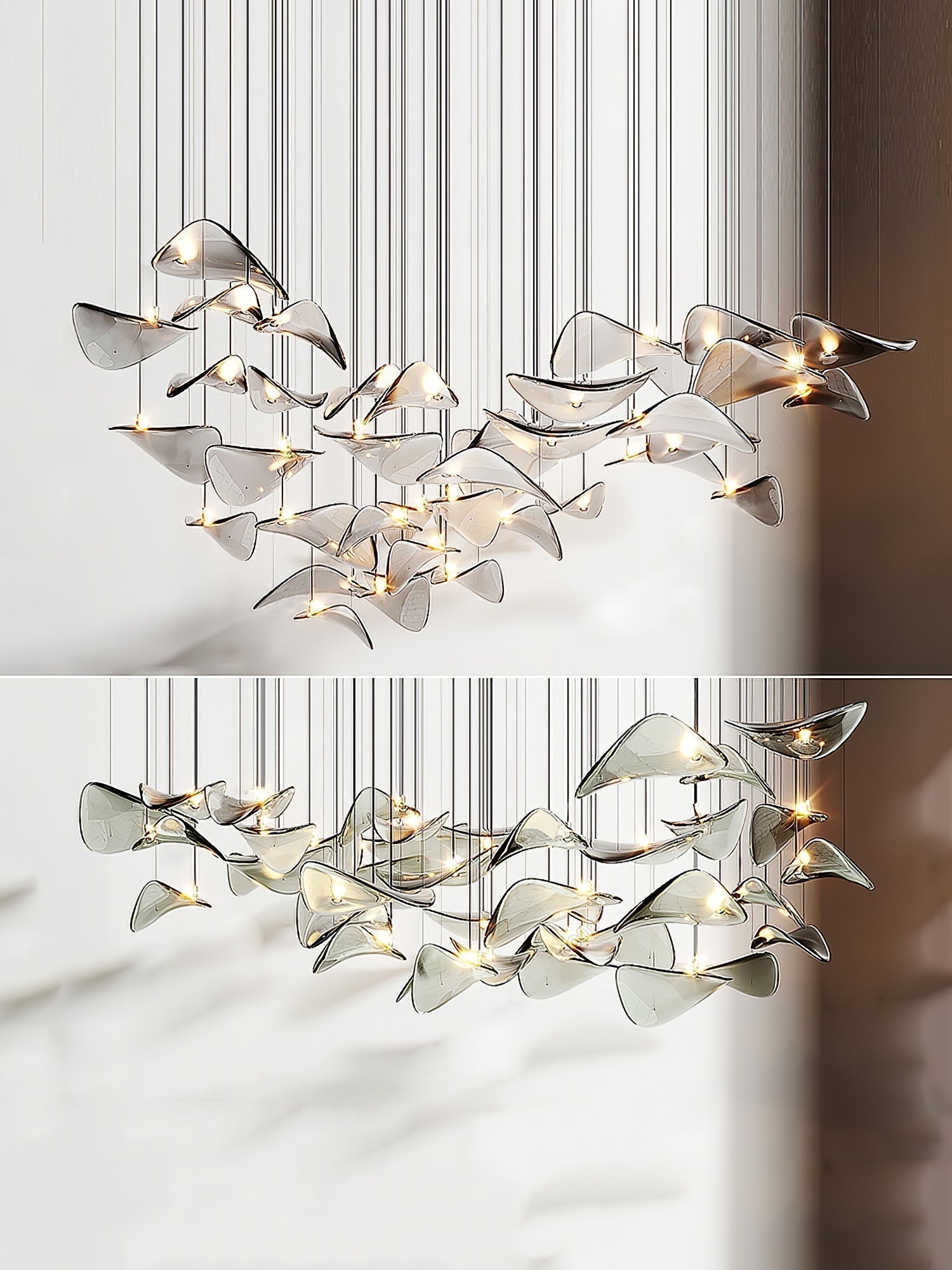Eurrinia Butterfly Gold Pendant Light-Letslighting