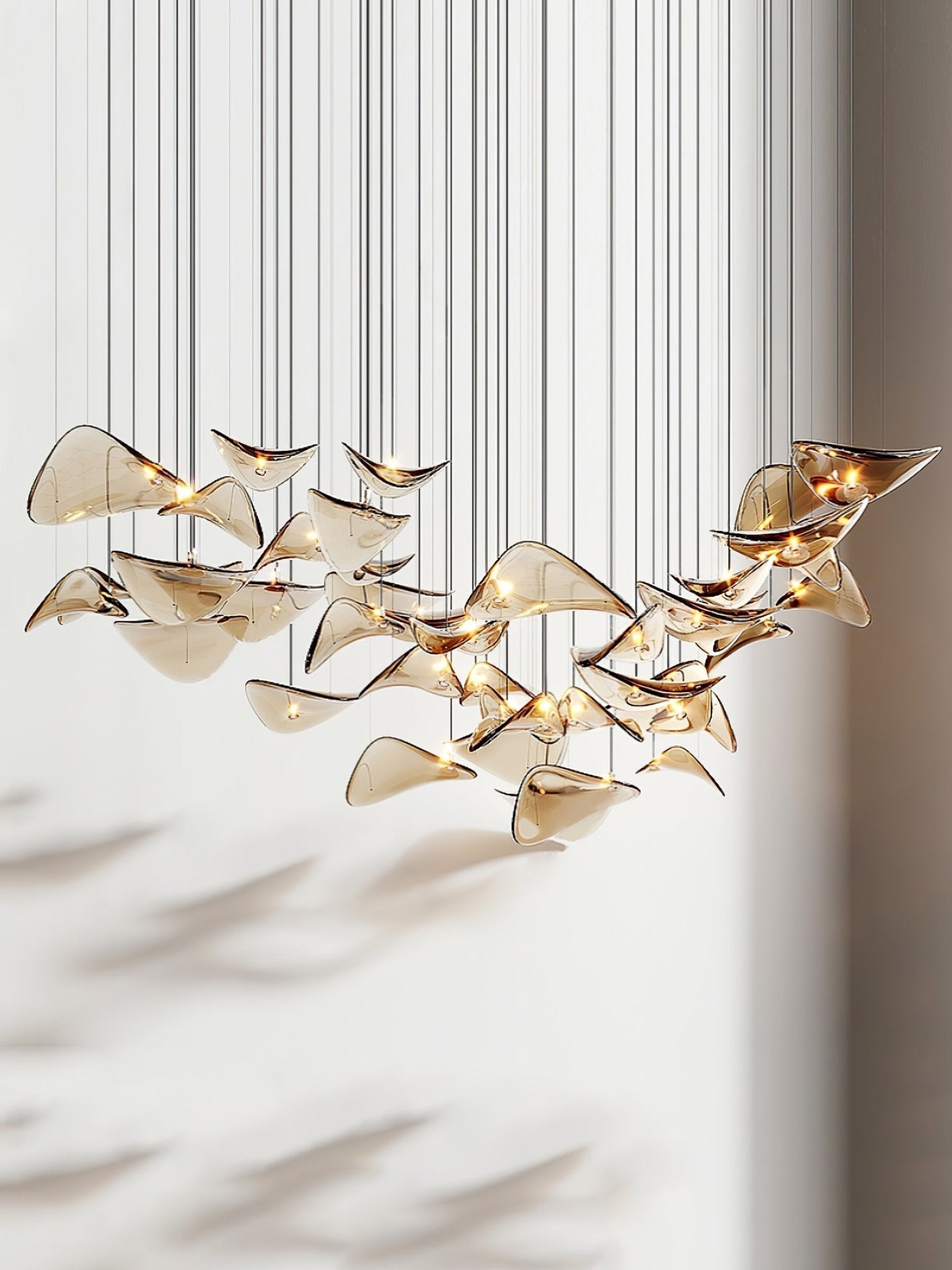 Eurrinia Butterfly Gold Pendant Light-Letslighting