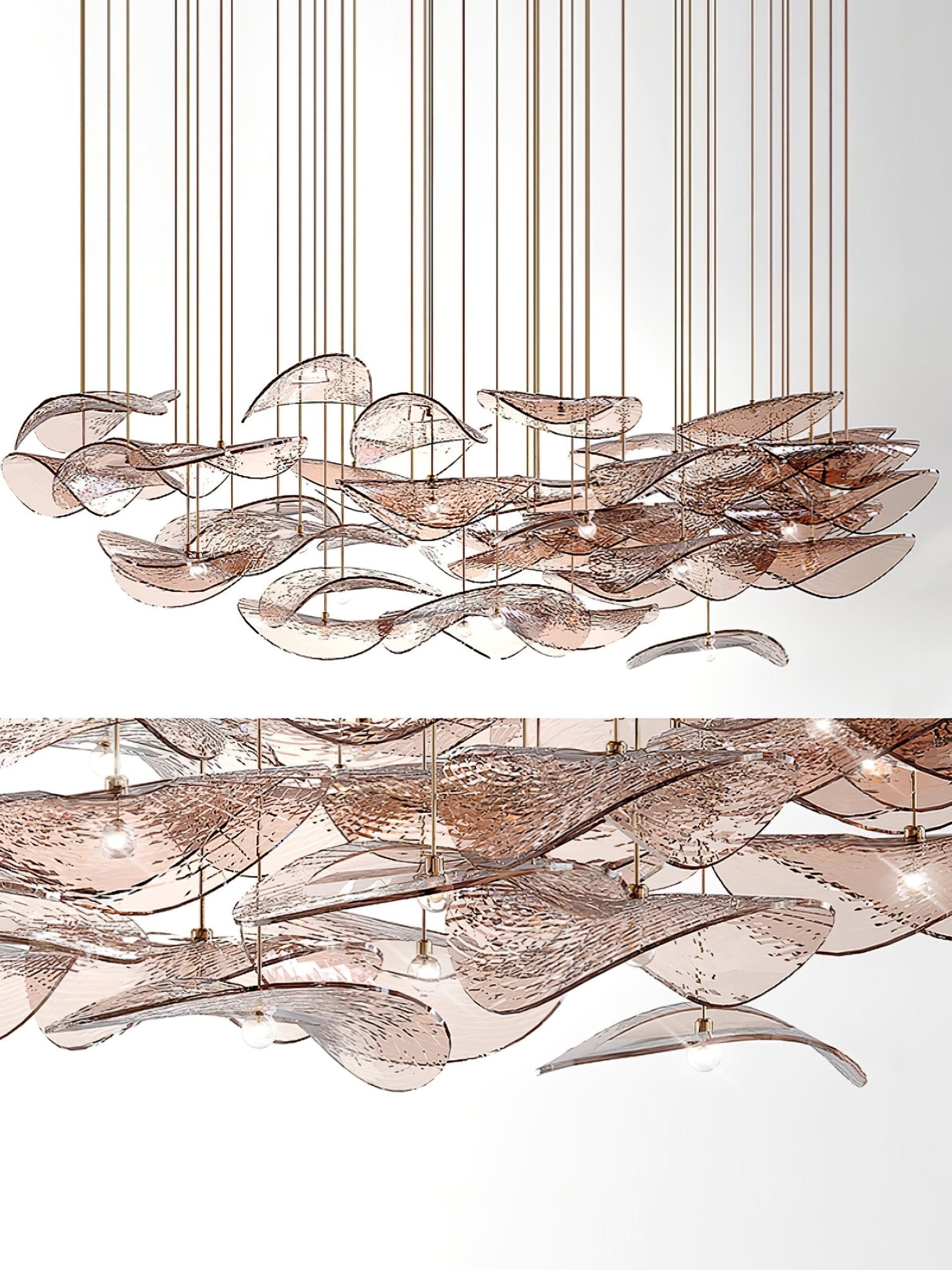 Eurrinia Butterfly Gold Pendant Light-Letslighting