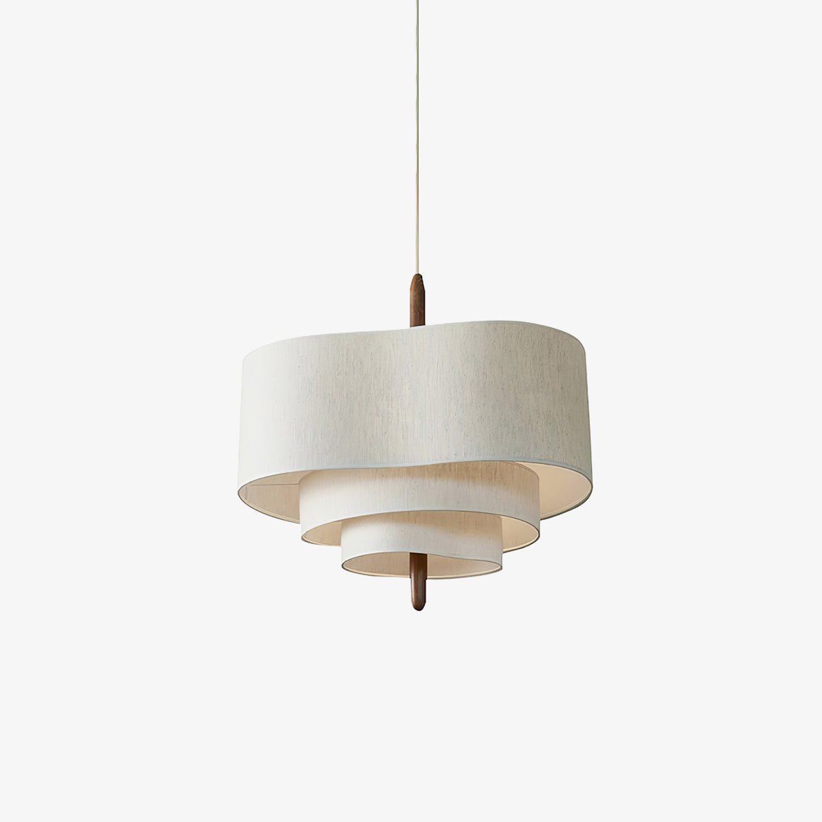 Eldorora Elegante Wellenleiter Holz Stoff Pendelleuchte-Letslighting