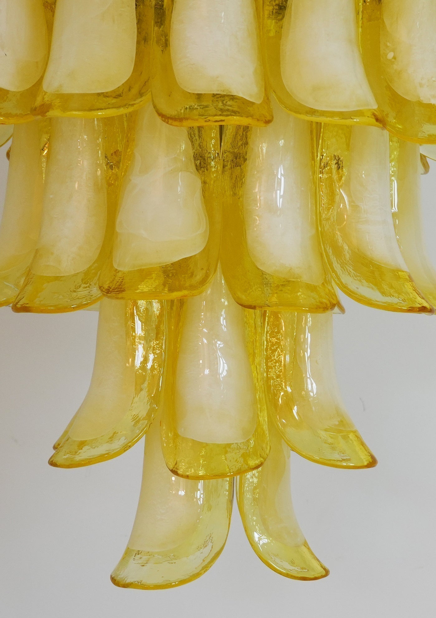 Aurora Chandelier Murano Glass Petal Wave - Blowlighting