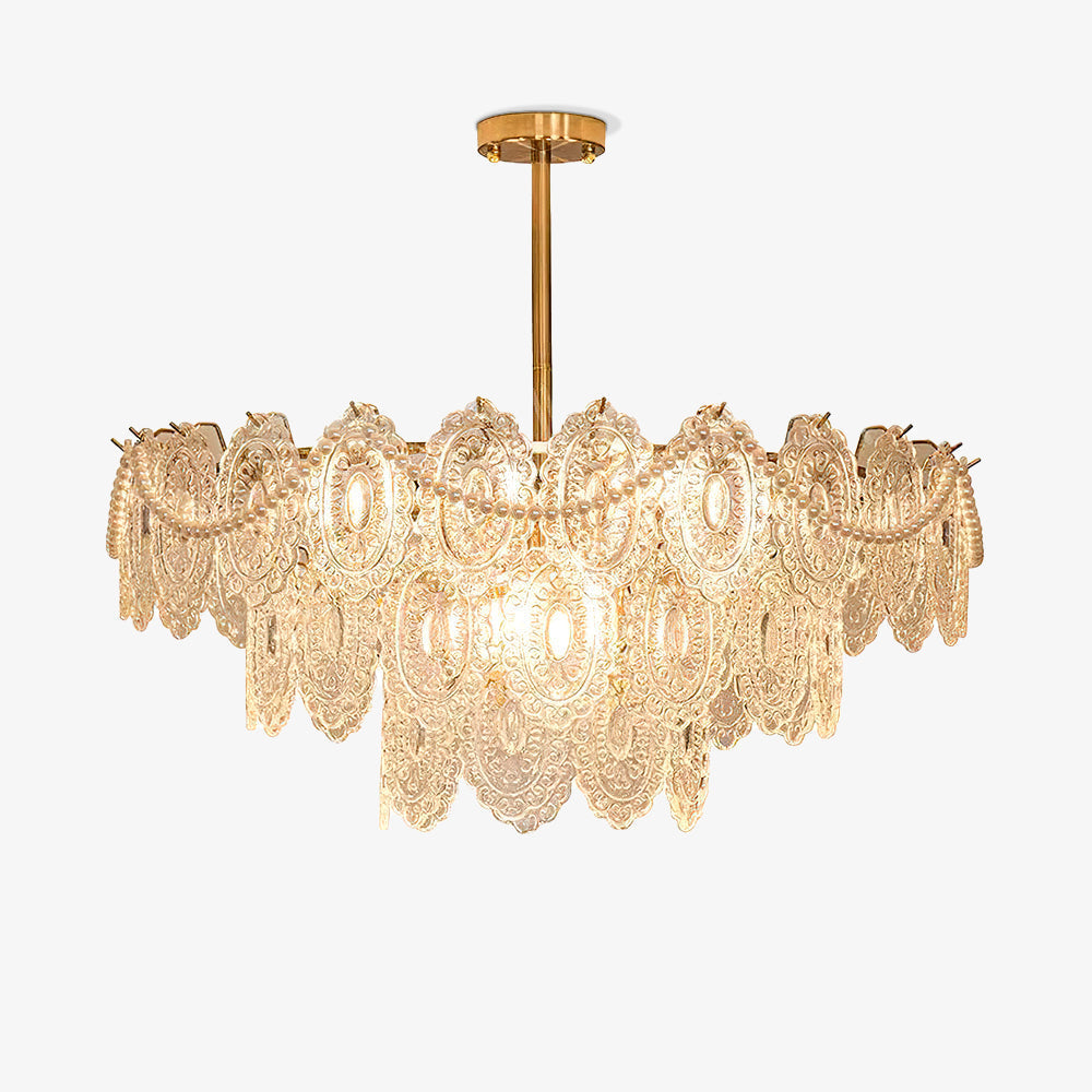 Wave Pearl Chandelier - Blowlighting