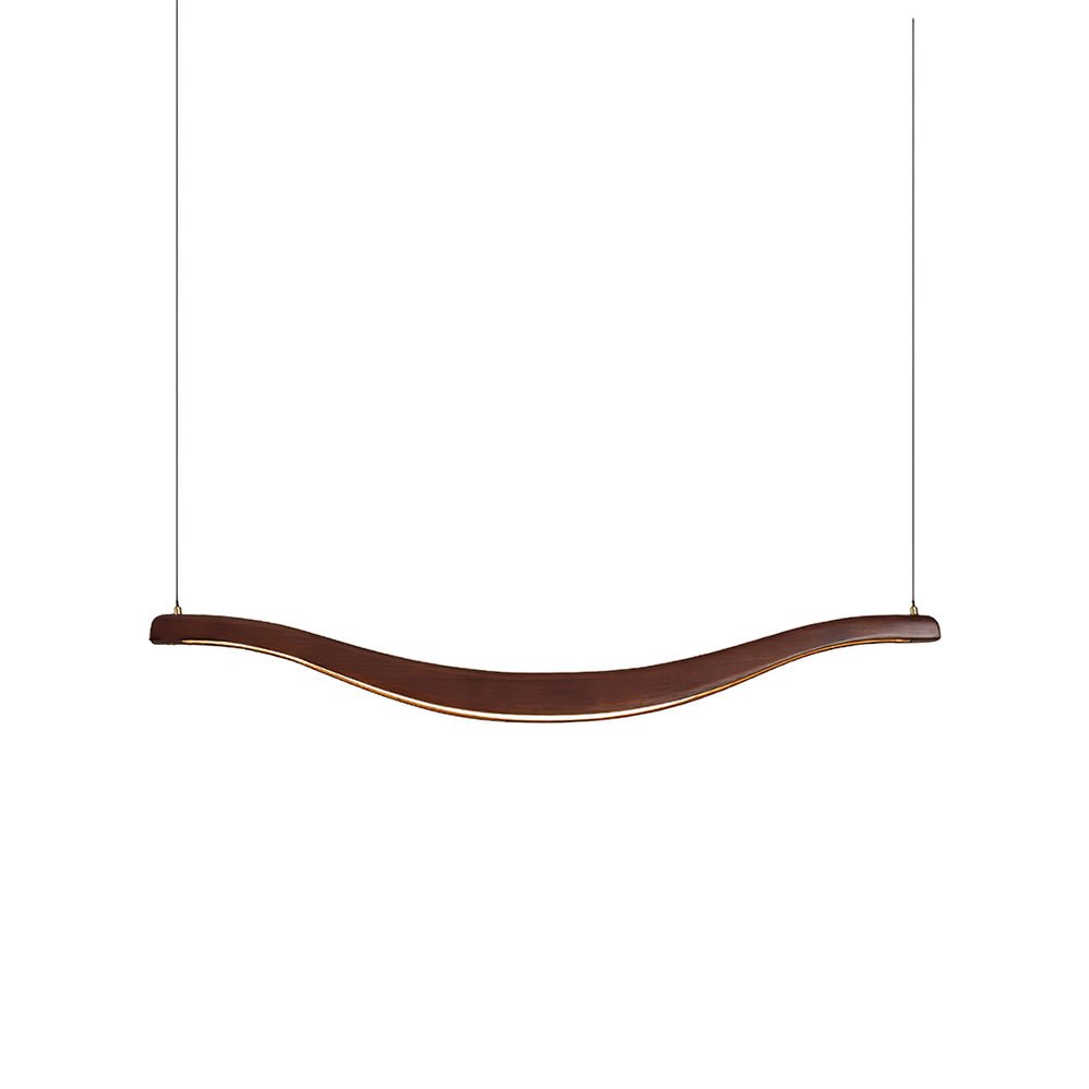 Lustra Kronleuchter Holz Wellenform Elegant-Letslighting