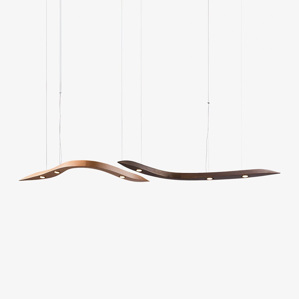 Flow Minimalistische Holz Pendelleuchte-Letslighting