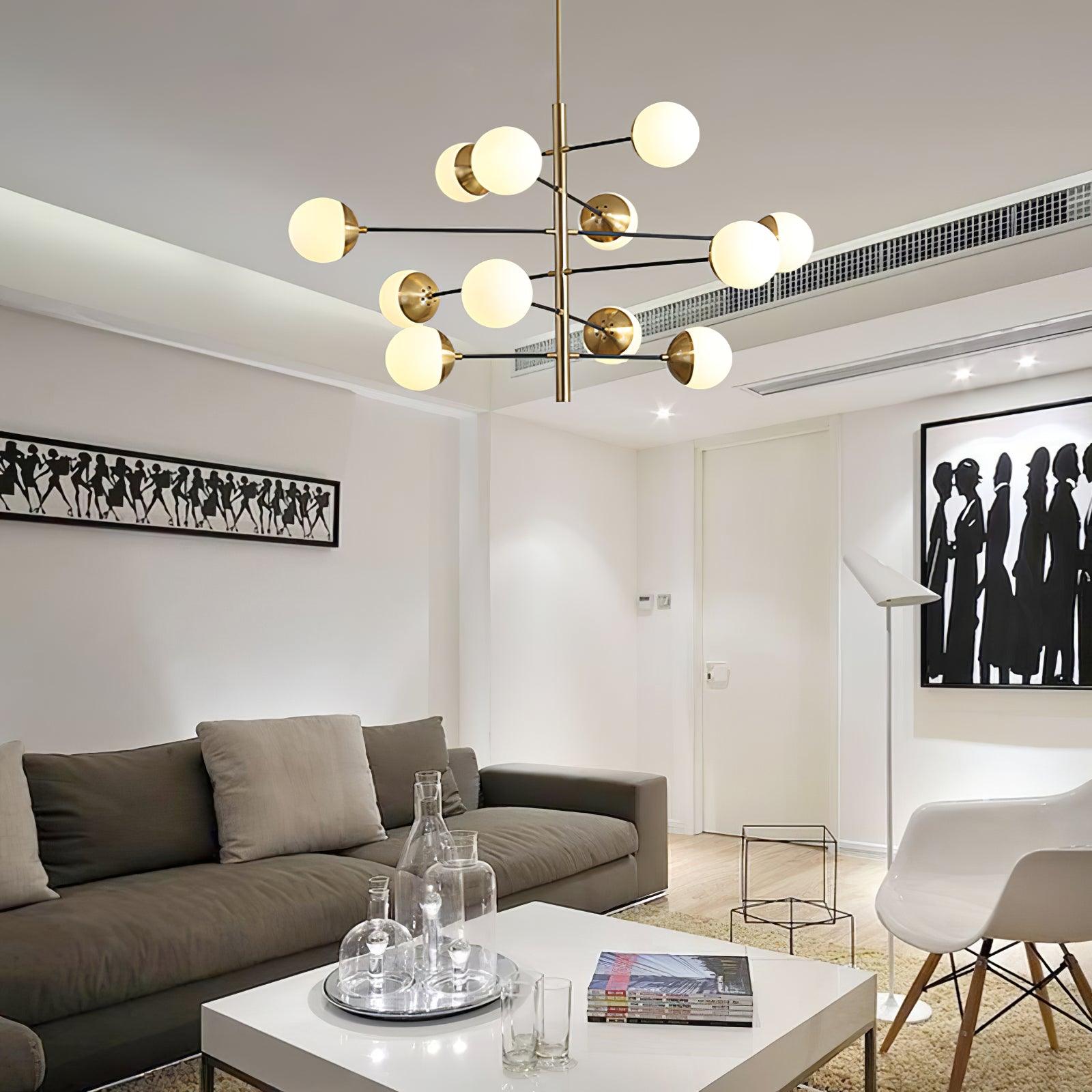 Lustra Kronleuchter Waverly Glas Elegant-Letslighting
