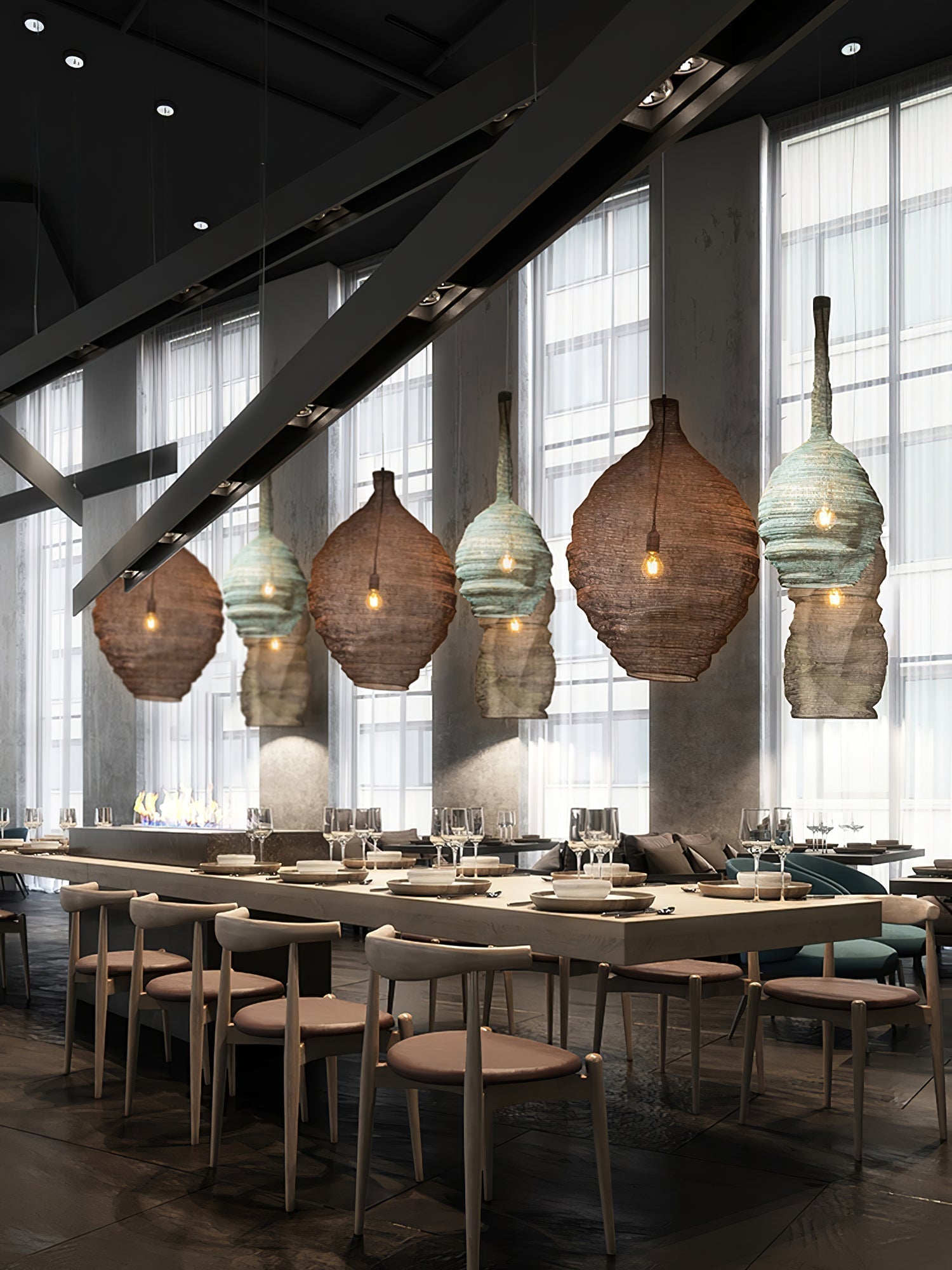 Hive Industrie-Draht Pendelleuchten-Letslighting