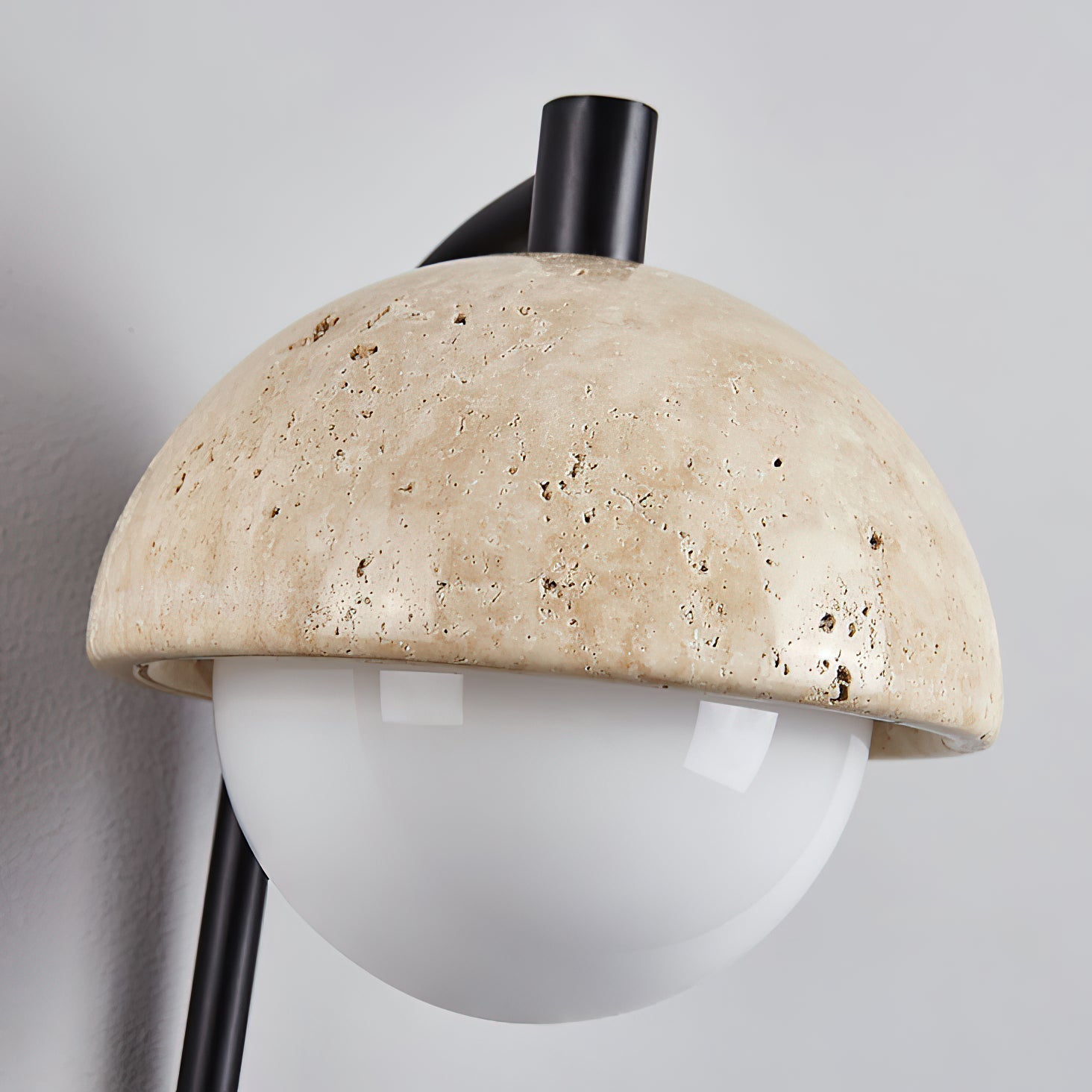 Civarir Modern Minimalist Beige Travertine Wall Lamp - Letslighting