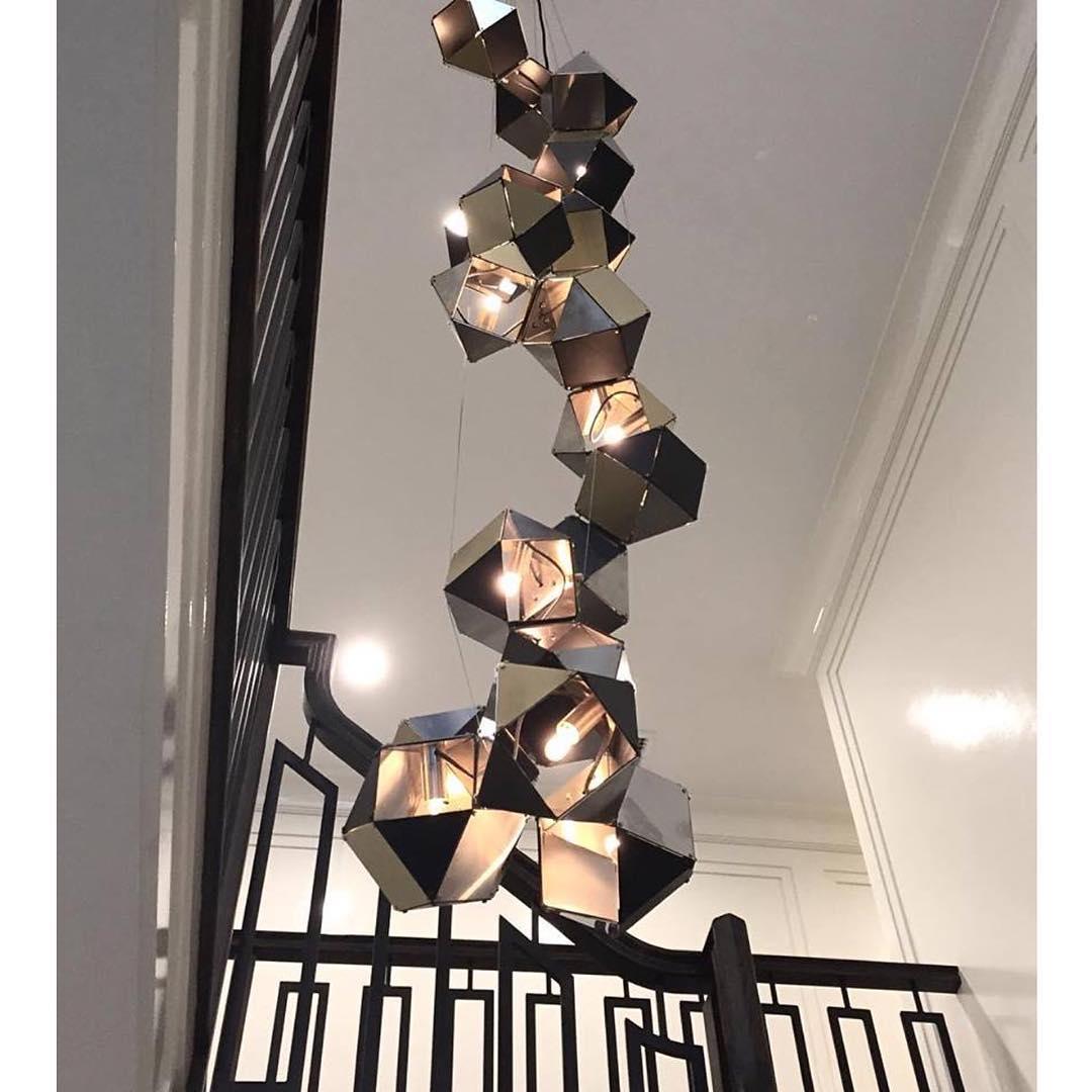 Lustra Kronleuchter Geometrisch Modern-Letslighting