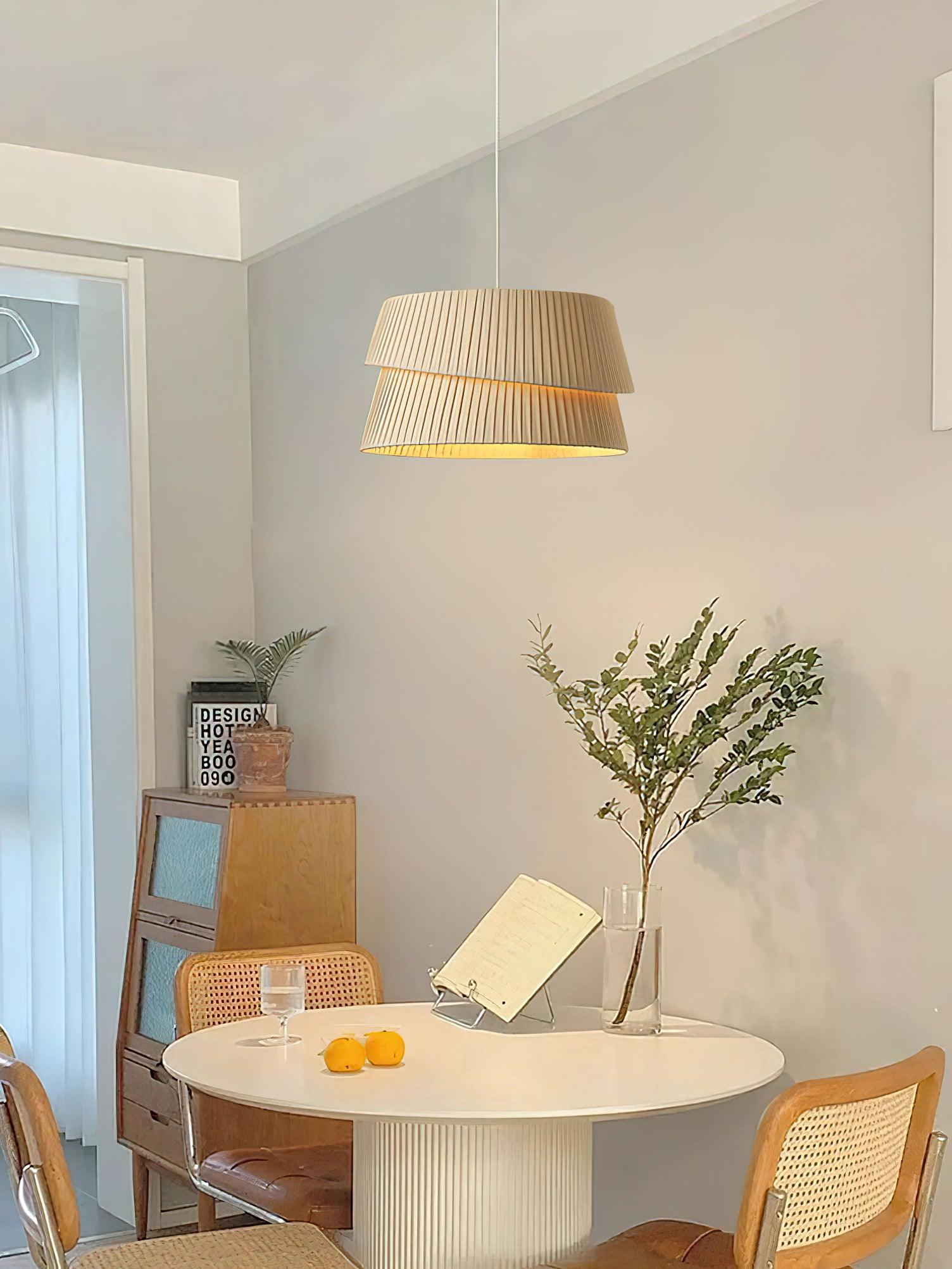 Zarion Skandinavische Stoff Pendelleuchte-Letslighting