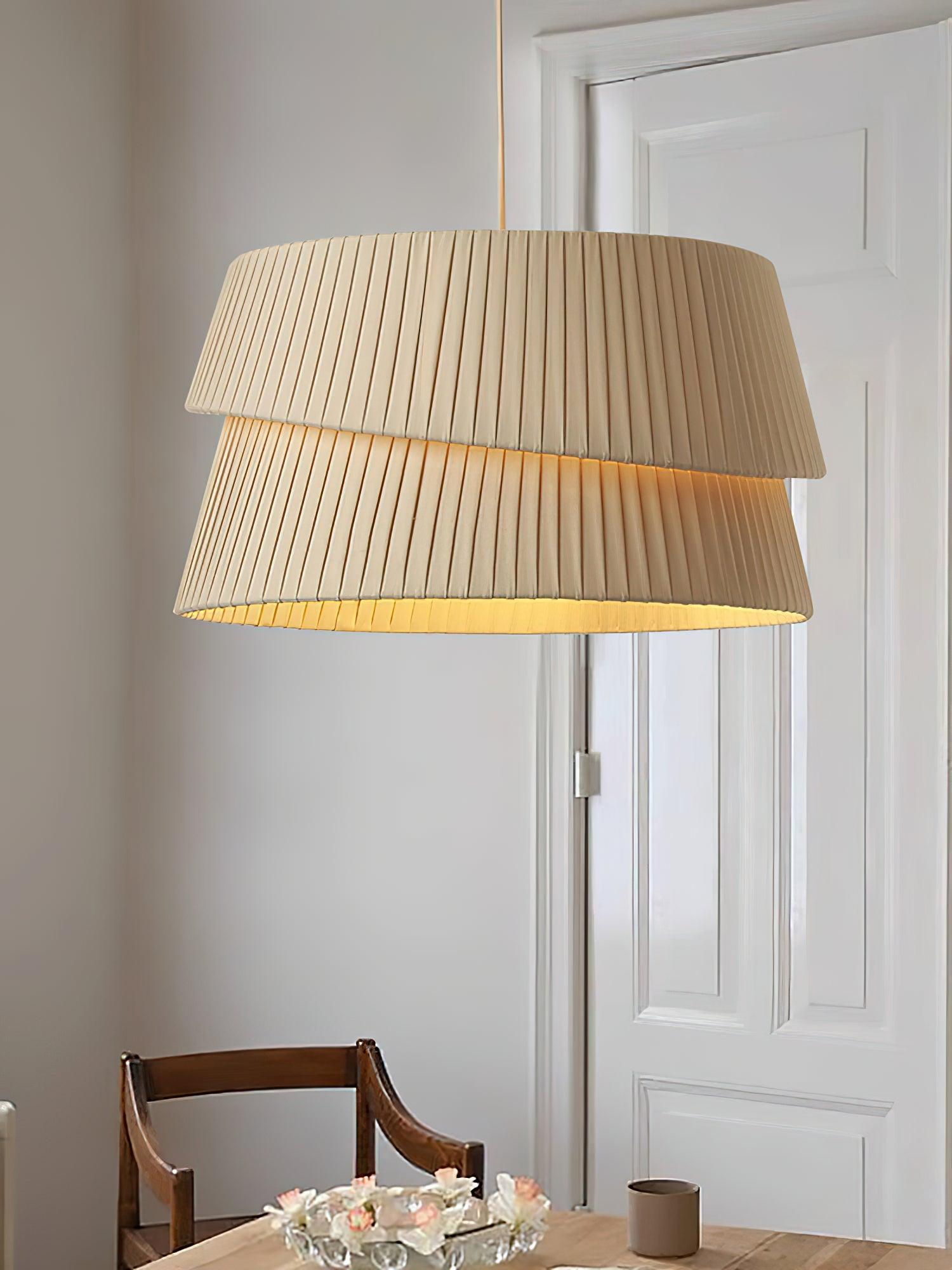 Zarion Skandinavische Stoff Pendelleuchte-Letslighting