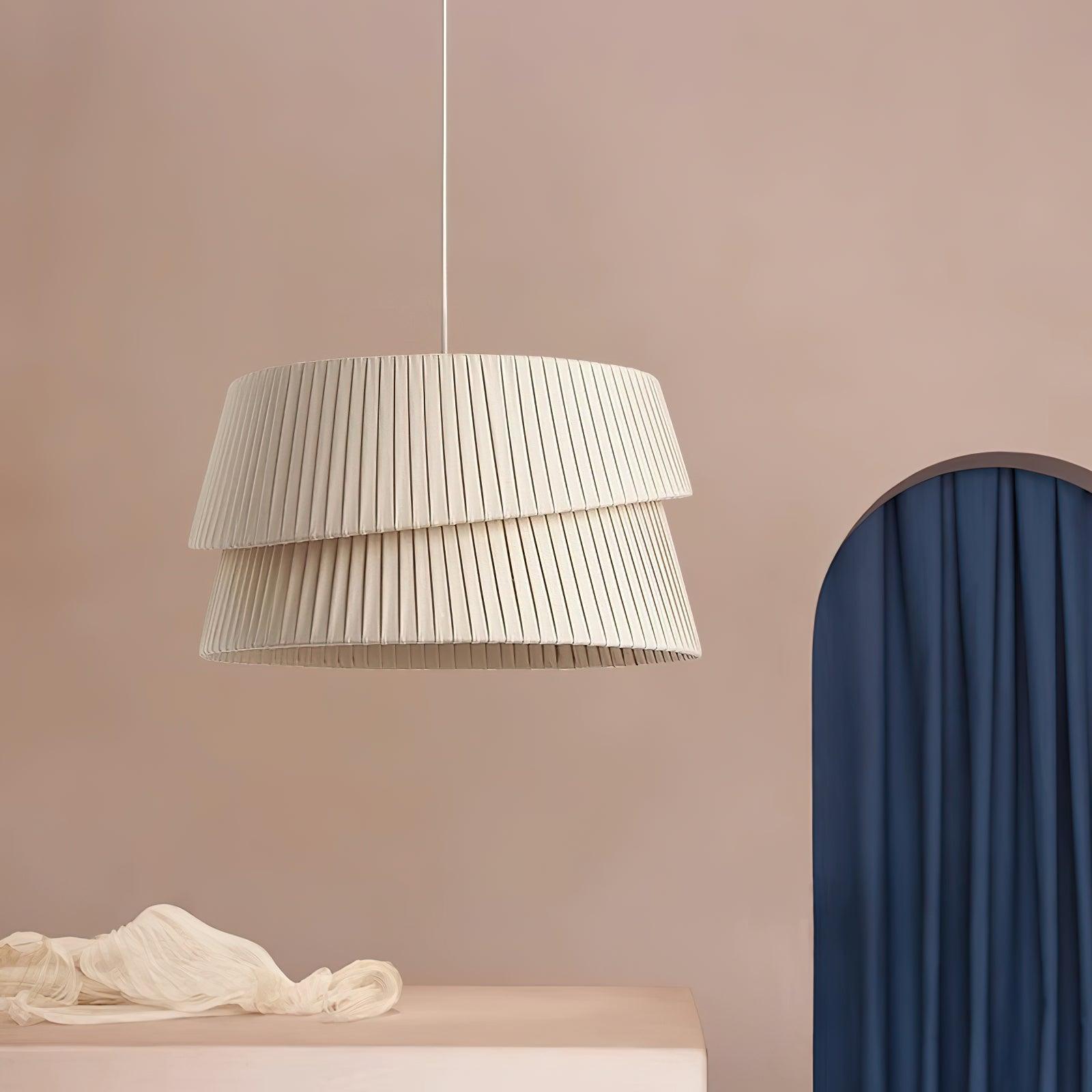 Zarion Skandinavische Stoff Pendelleuchte-Letslighting