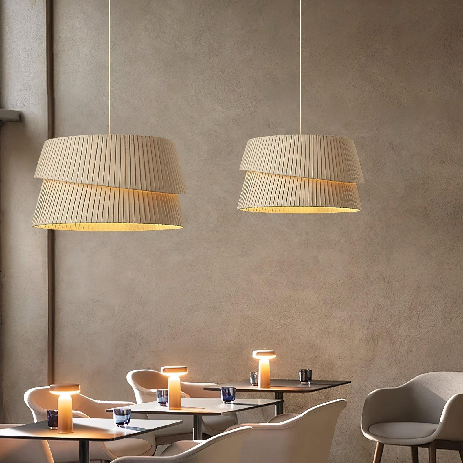 Zarion Skandinavische Stoff Pendelleuchte-Letslighting