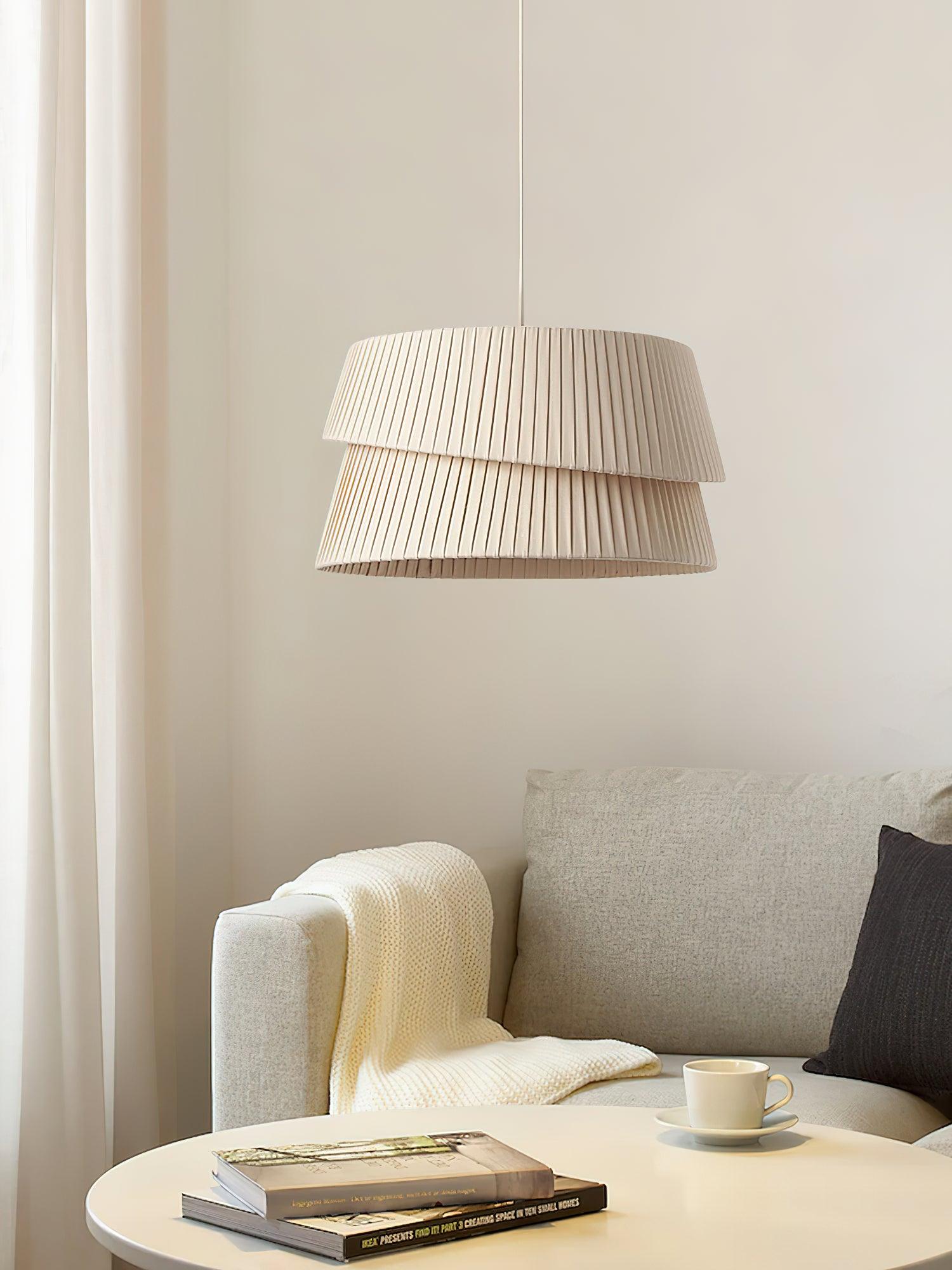 Zarion Skandinavische Stoff Pendelleuchte-Letslighting