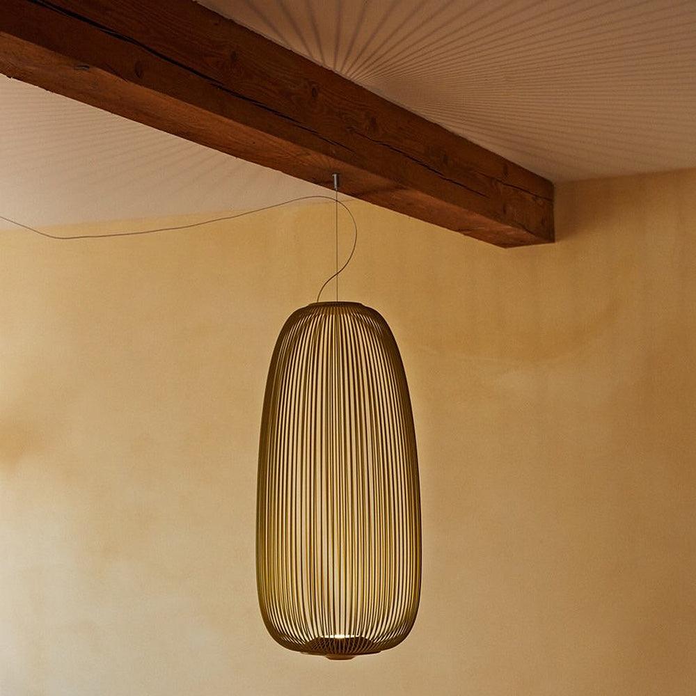 Aero Lightweight Spokes Cage Pendant Light - Letslighting