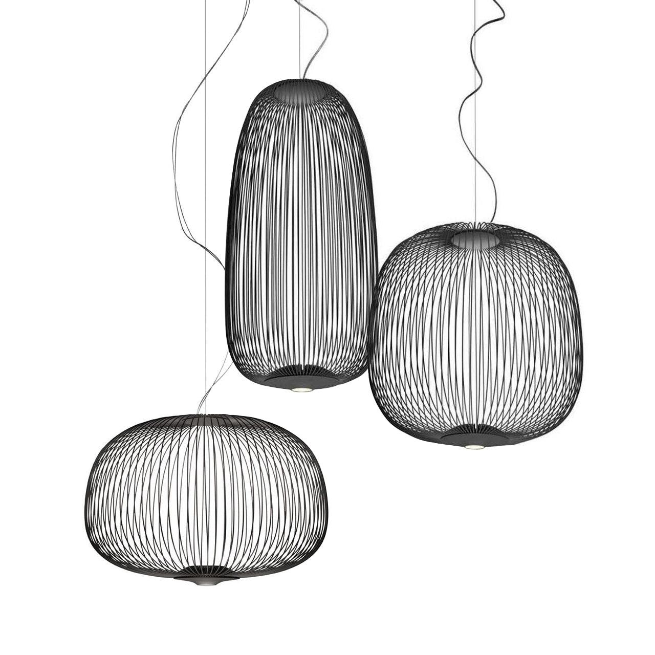 Aero Lightweight Spokes Cage Pendant Light - Letslighting