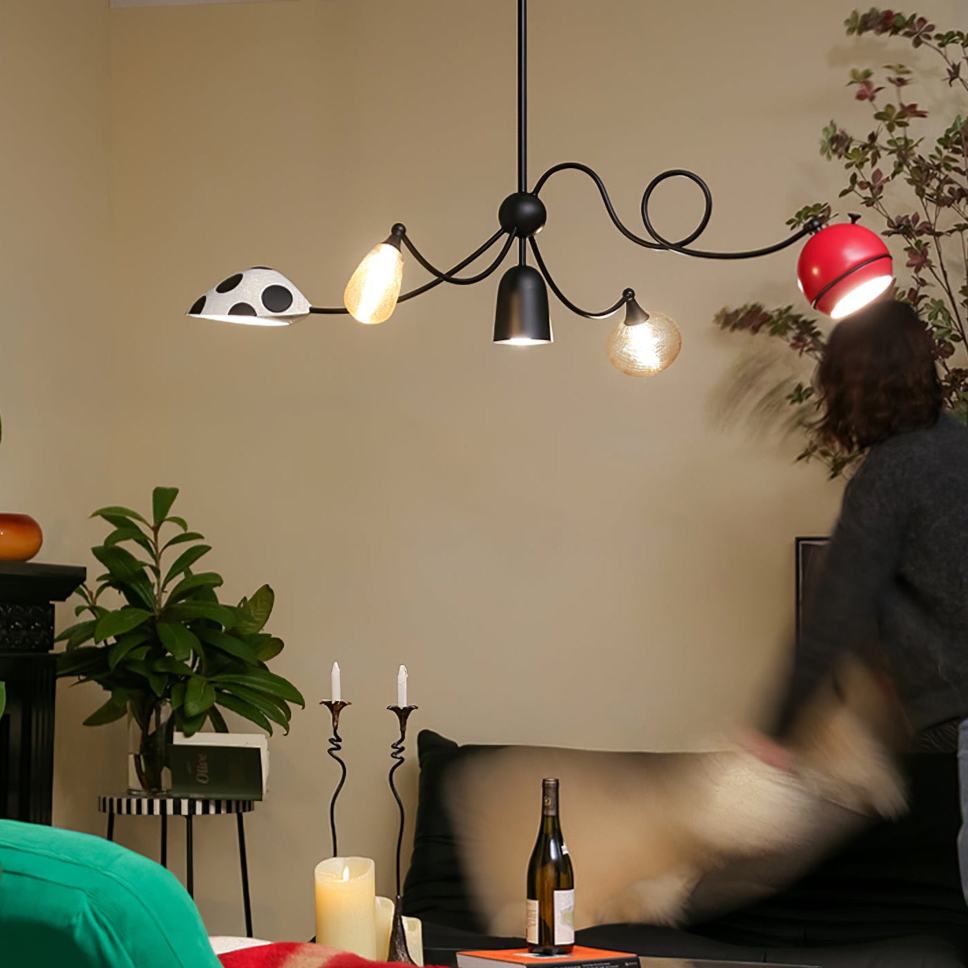 Lucy Modulare Glaspendelleuchte-Letslighting