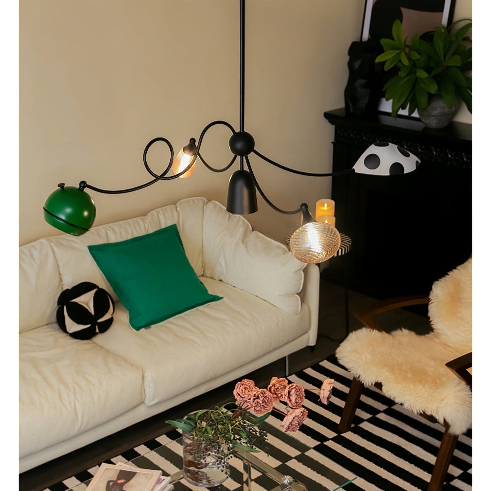Lucy Modulare Glaspendelleuchte-Letslighting