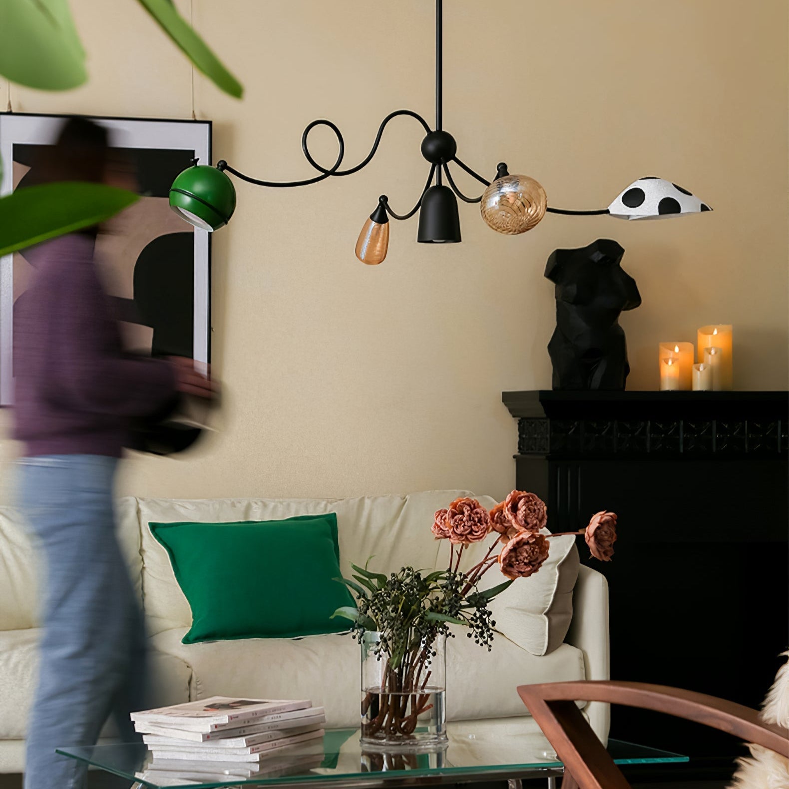 Lucy Modulare Glaspendelleuchte-Letslighting