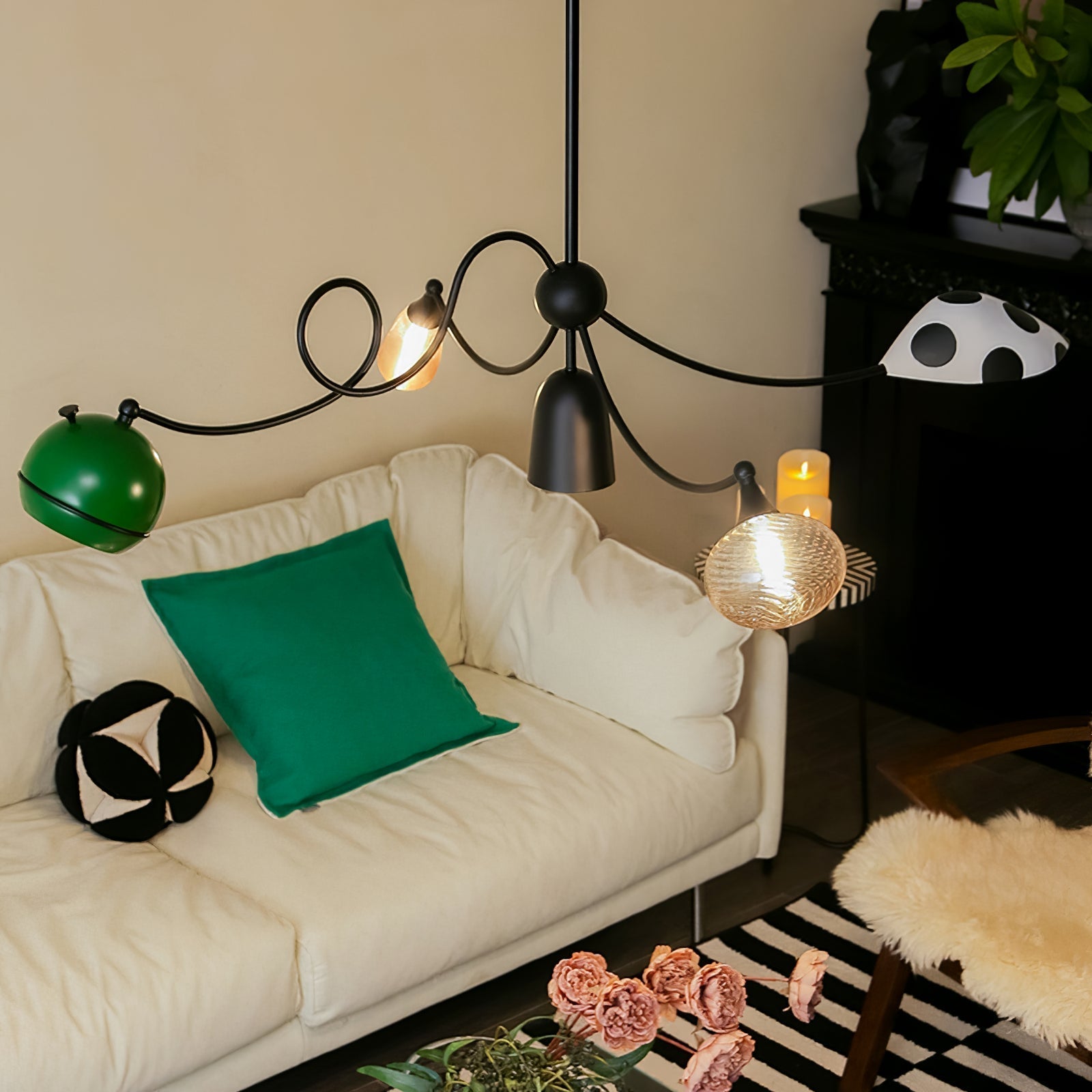 Lucy Modulare Glaspendelleuchte-Letslighting
