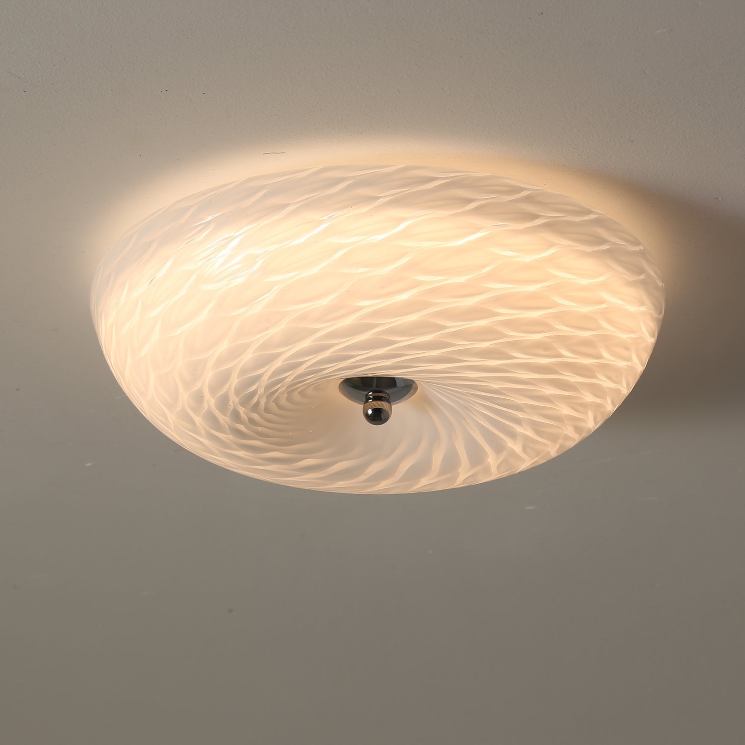 Comarion Moderne Minimalistische Kunstglas-Deckenleuchte-Letslighting