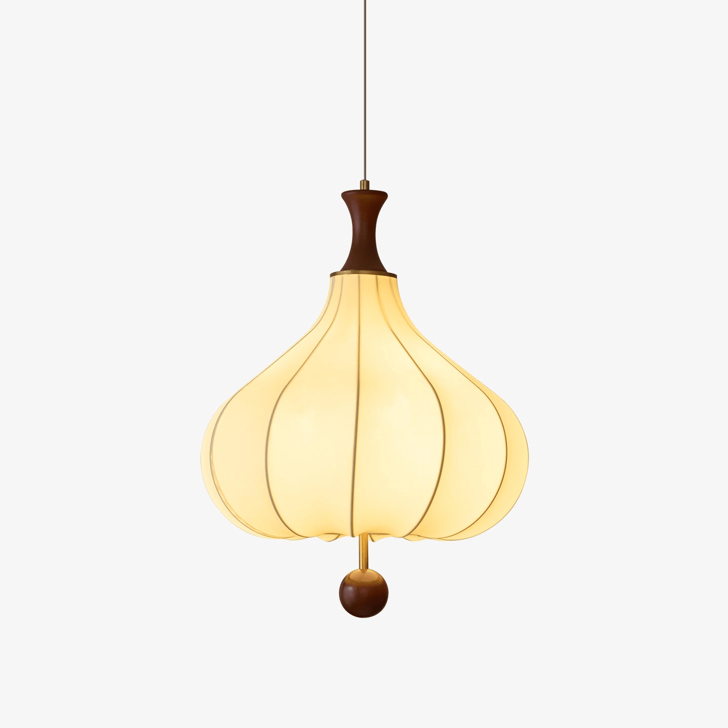 Mymira Traditionelle Eleganz Holz-Pendelleuchte-Letslighting